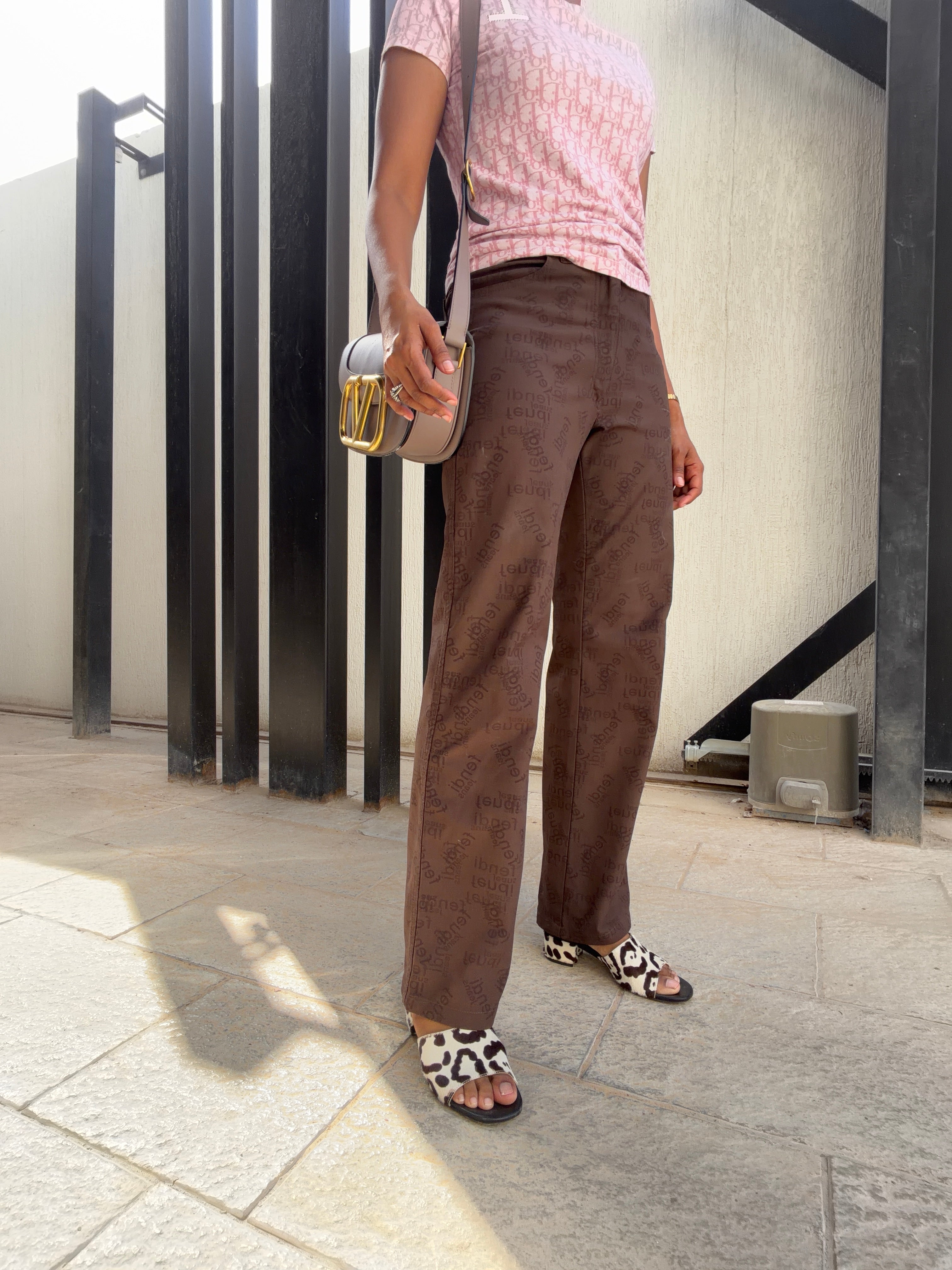 Fendi Monogram Trousers size 36
