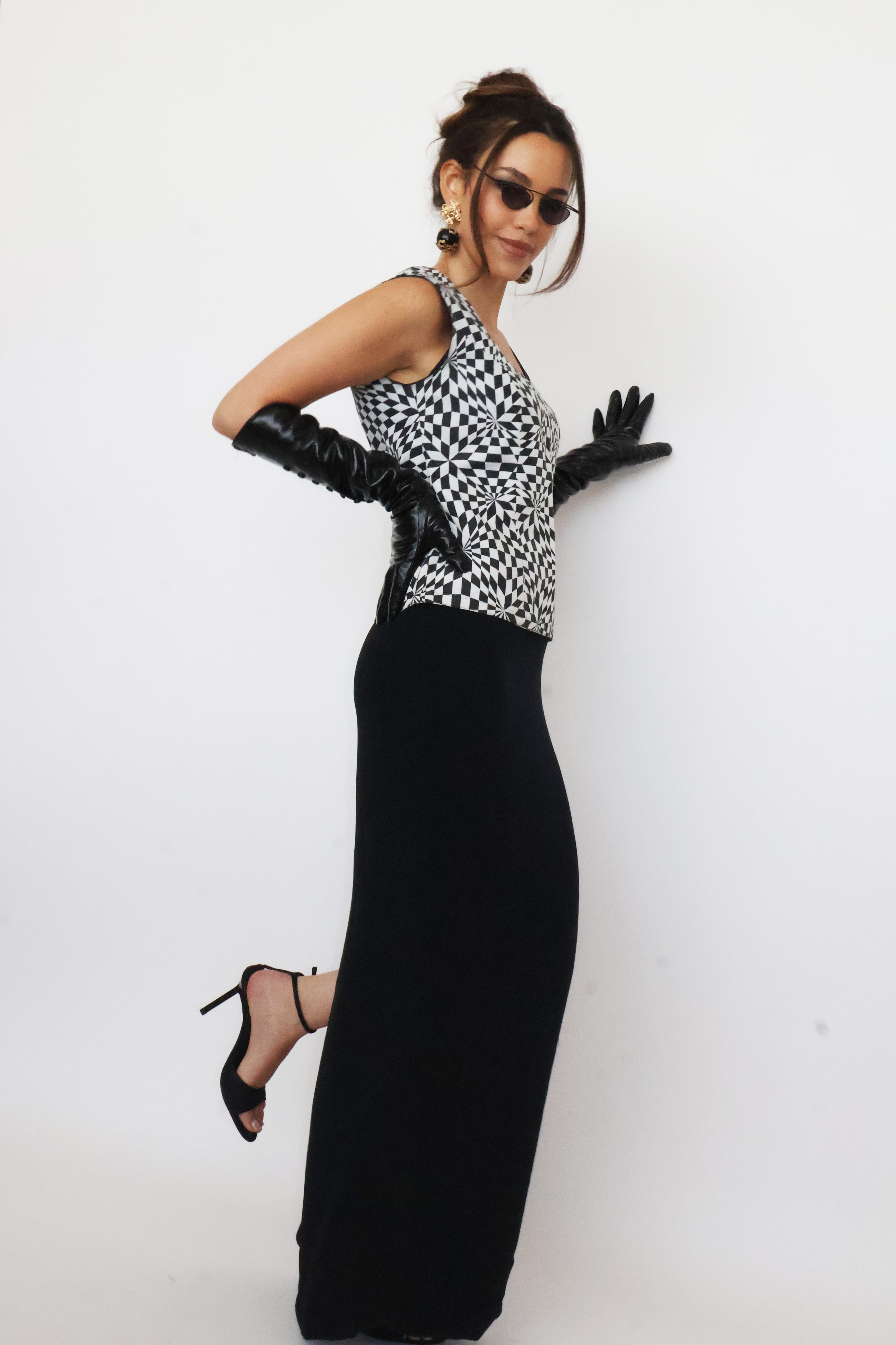 Gianni Versace Couture Fitted Column Skirt