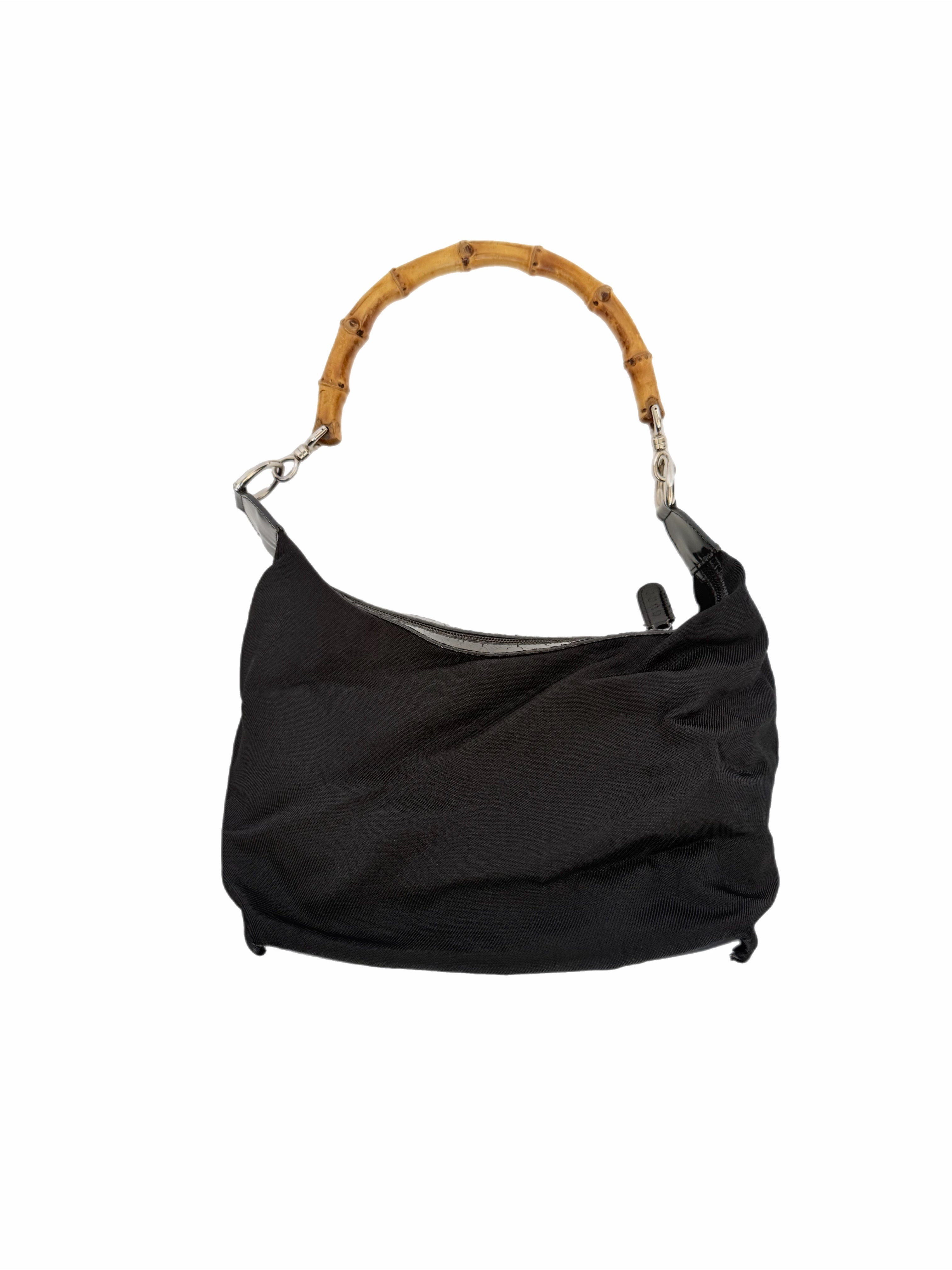 Gucci Bamboo Handle Hobo Bag