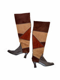 Yves Saint Laurent Patchwork Boots in size 36