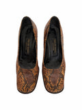 Bruno Magli Couture Phython Leather Heels in size 37