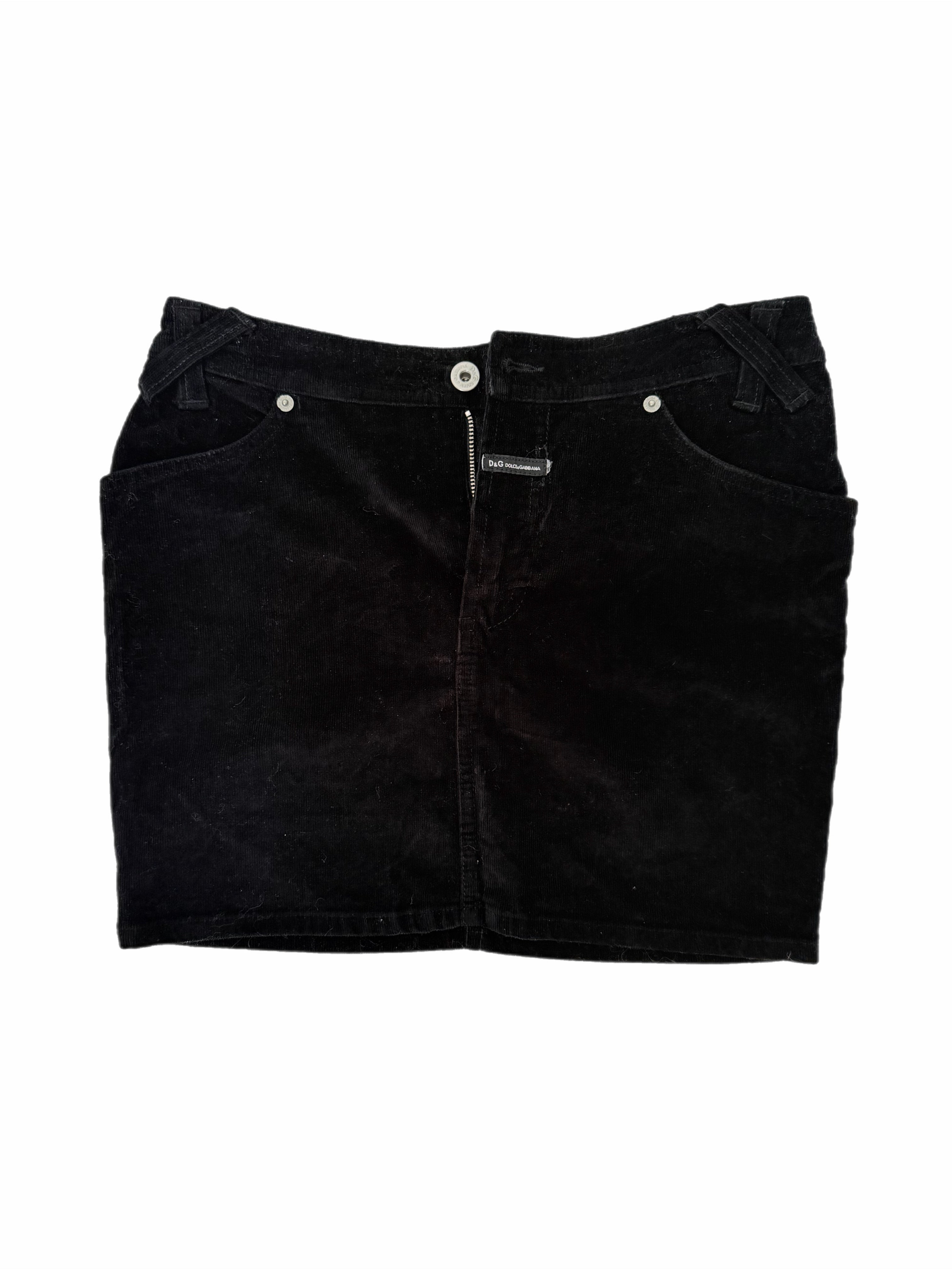 Dolce and Gabbana Corduroy Short Skirt