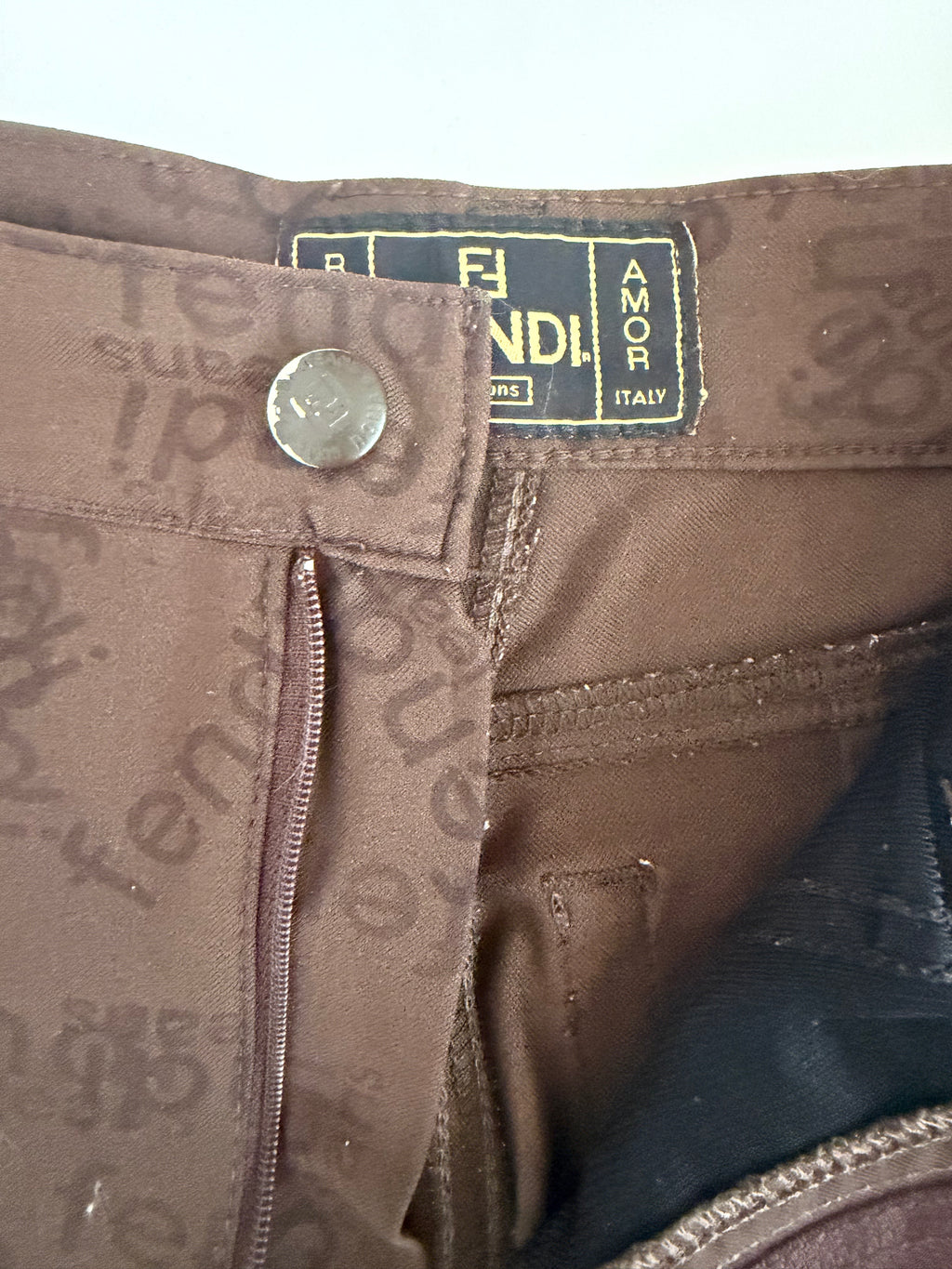 Fendi Monogram Trousers size 36