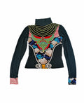 Christian Lacroix Stretchy Printed Long Sleeve Top