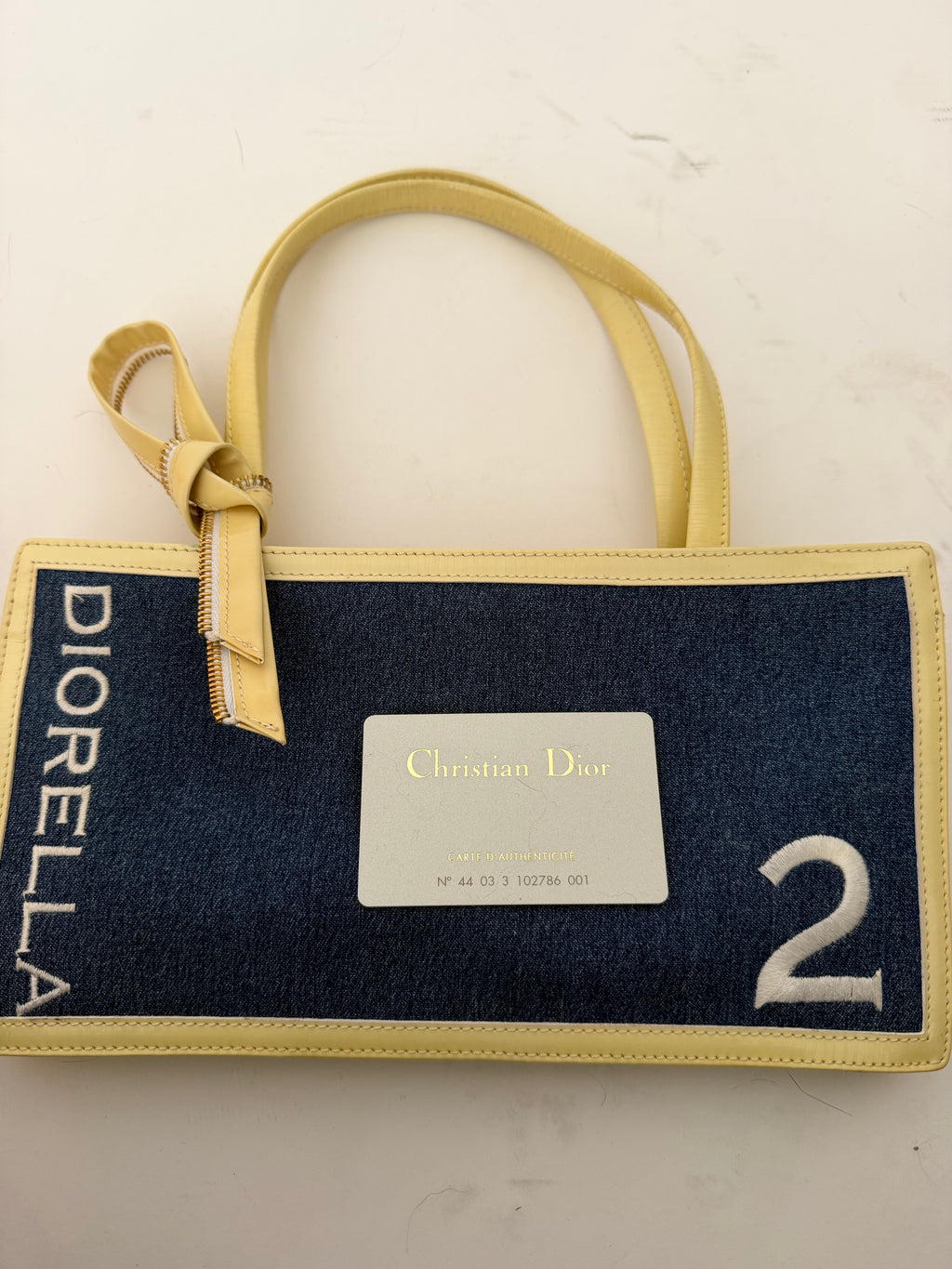 Diorella Denim PVC Dior Bag