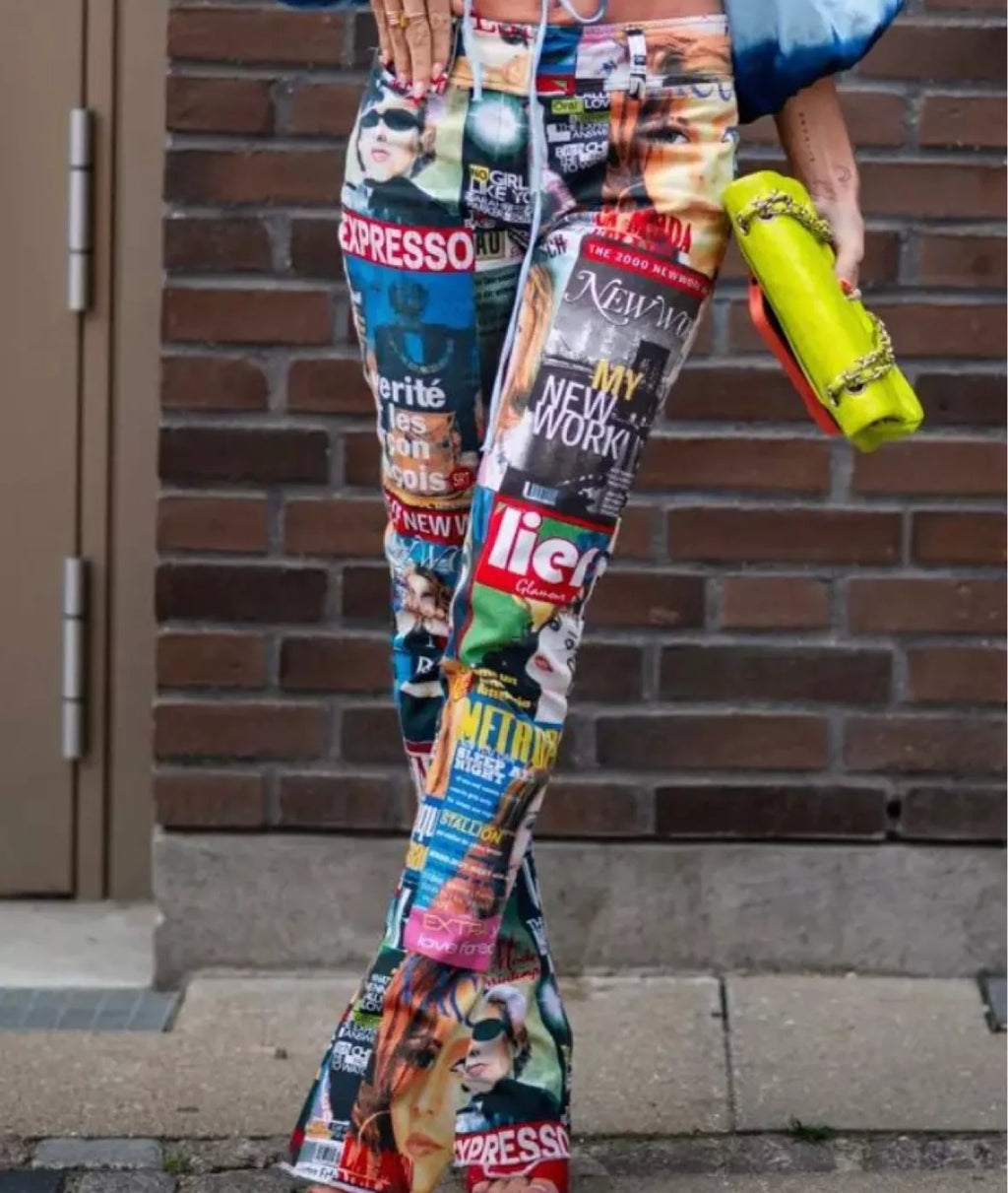 Dolce and Gabbana Magazine Cover Pants size 26