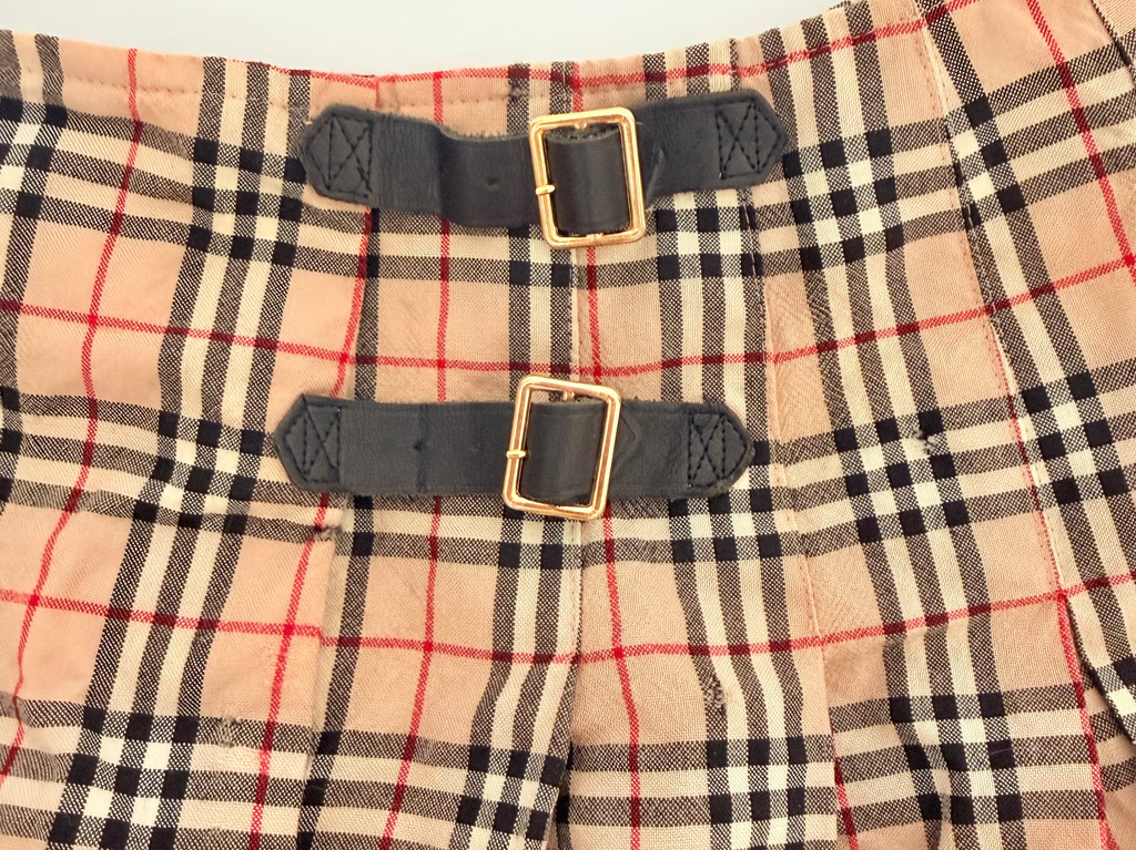 Burberry Blue Label Wrap Skirt with Belts size 36