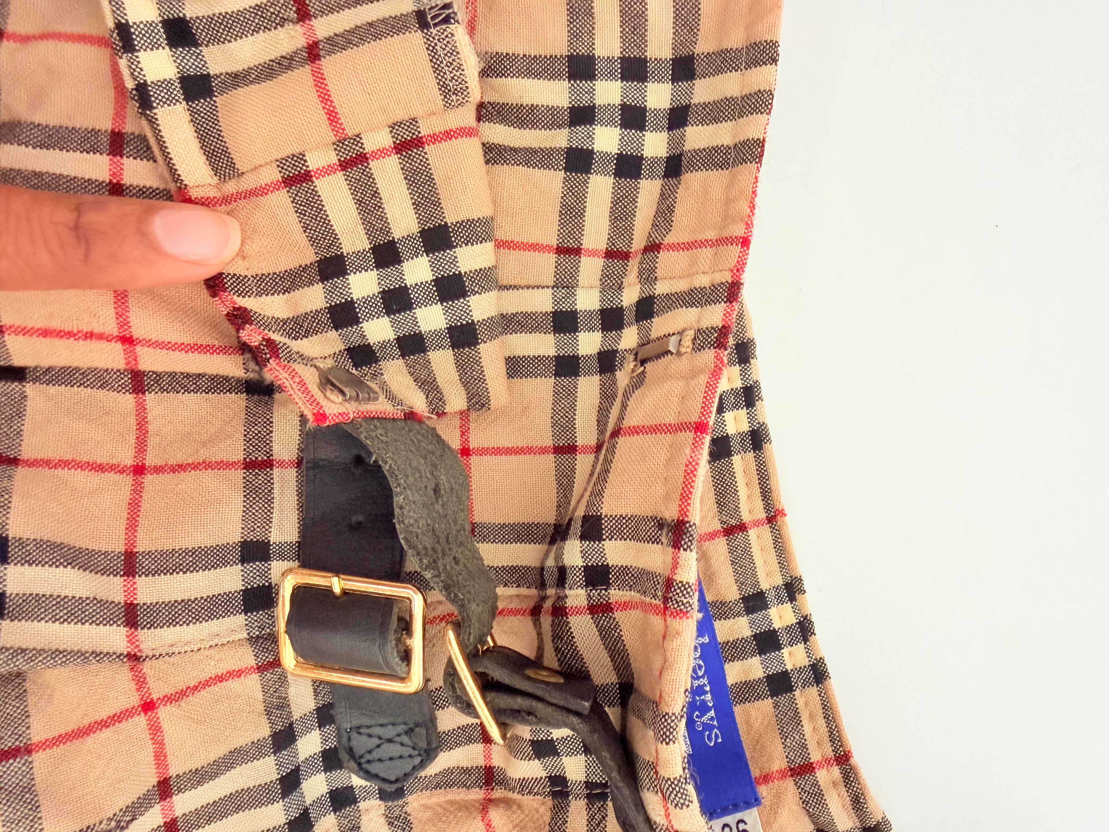 Burberry Blue Label Wrap Skirt with Belts size 36