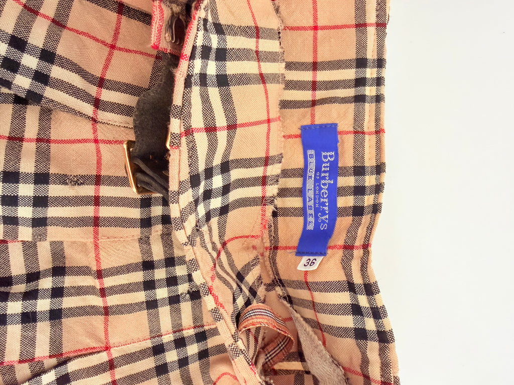 Burberry Blue Label Wrap Skirt with Belts size 36