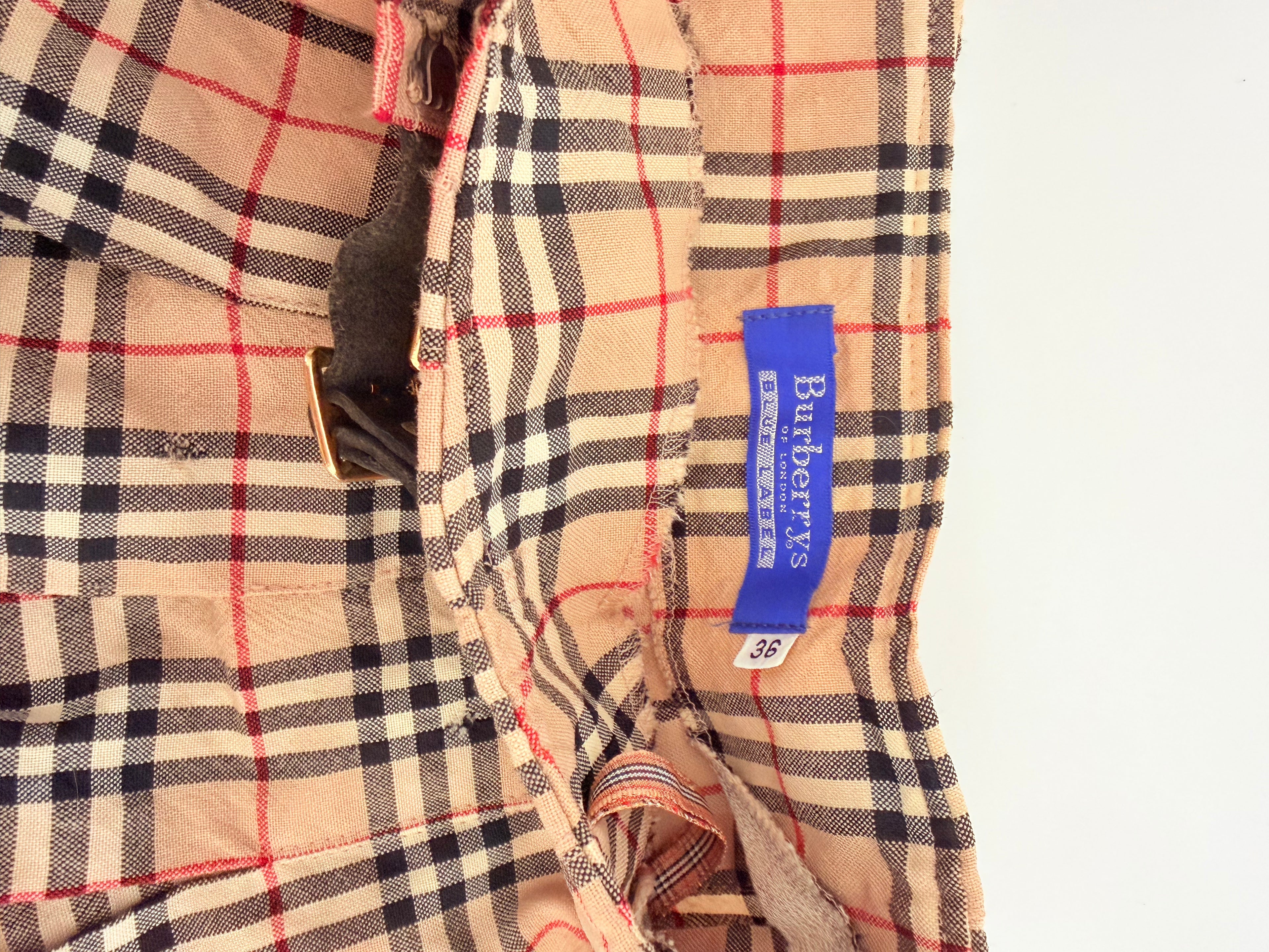 Burberry Blue Label Wrap Skirt with Belts size 36