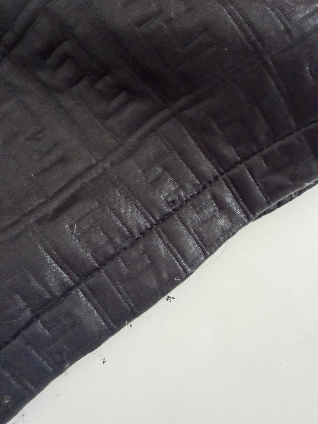 Fendi Mare FF Embossed Polyester Padded Outercoat