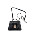 Gianni Versace Faux Croc-Embossed Bag