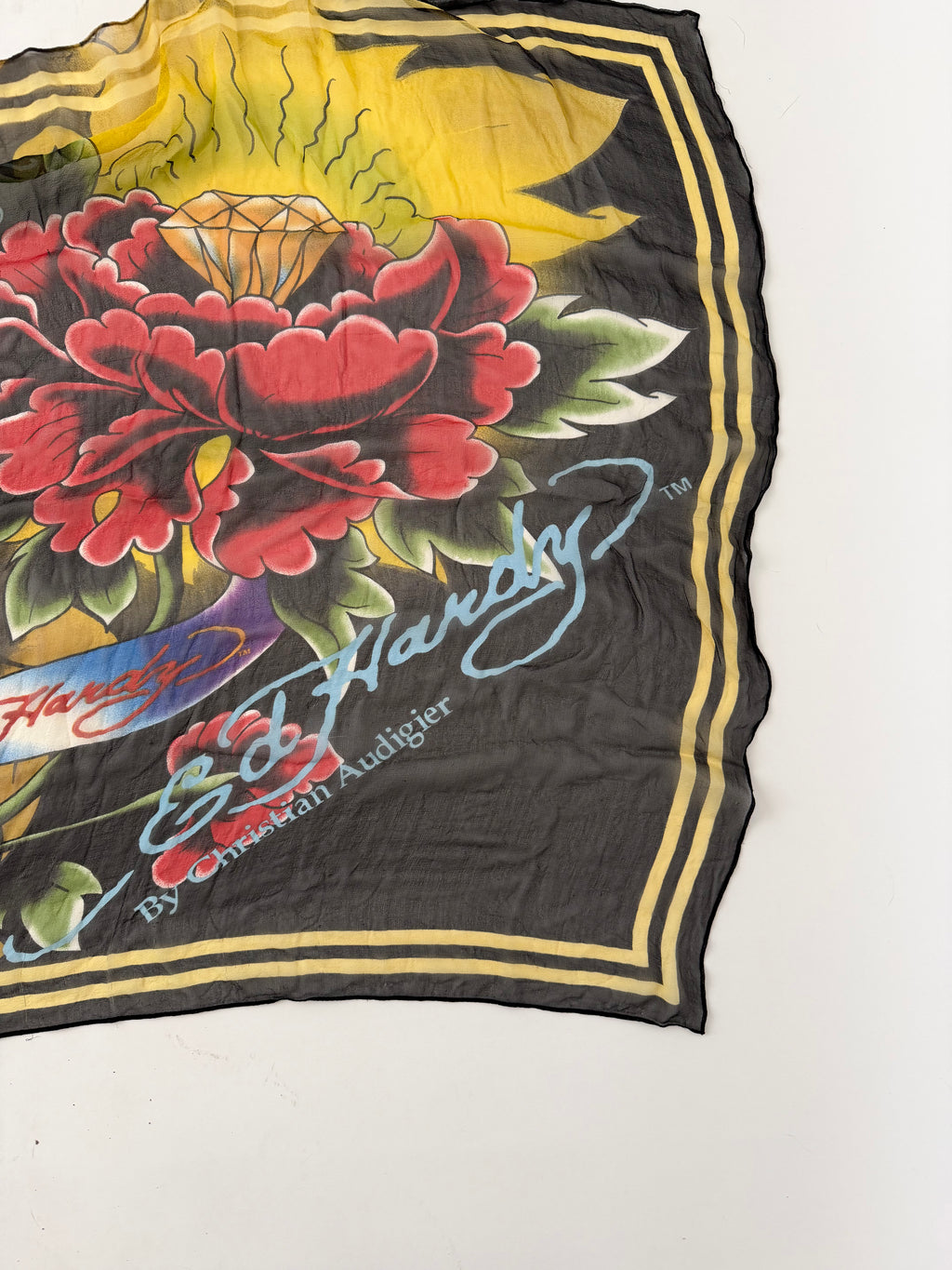 Ed Hardy Chiffon Scarf
