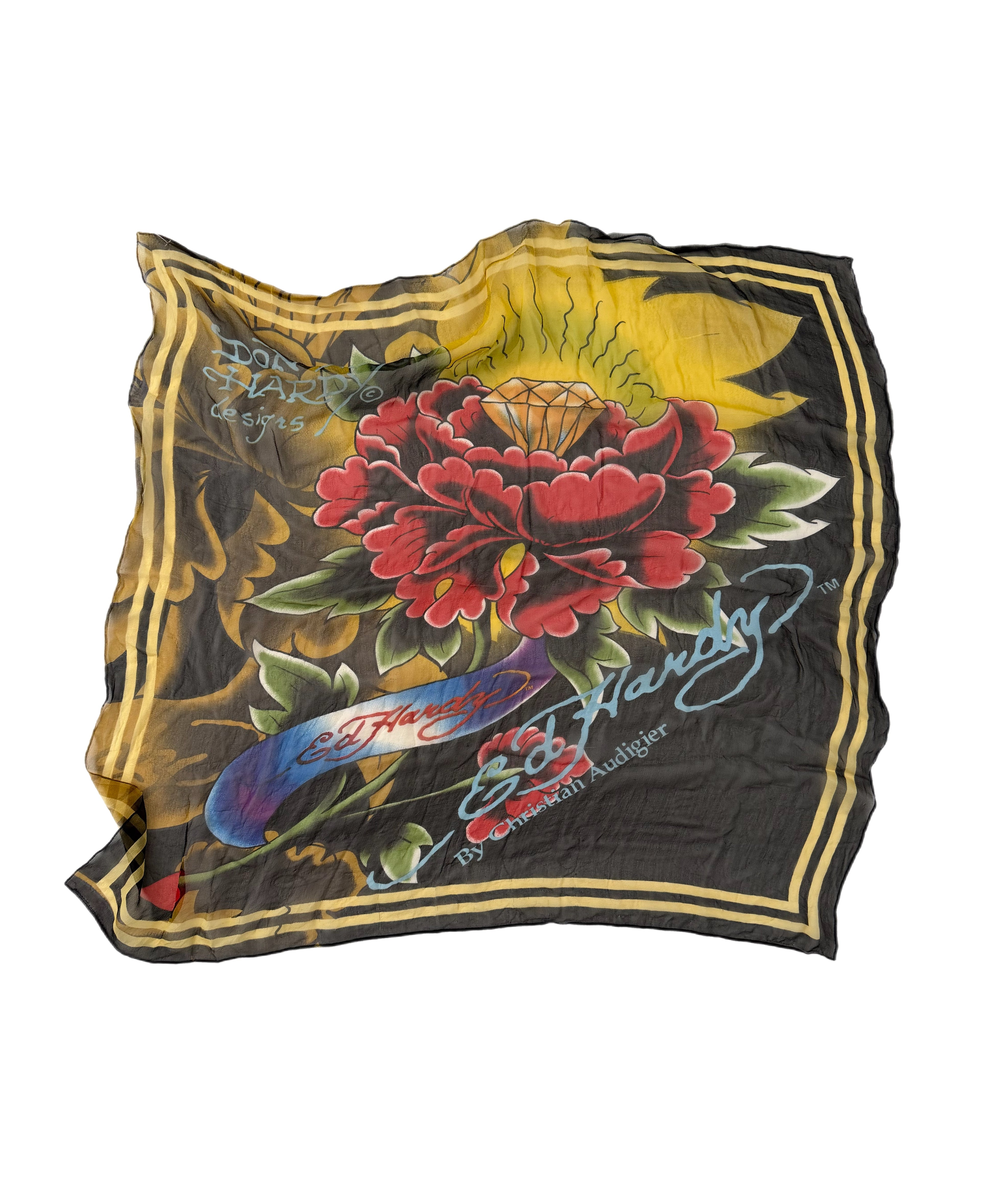 Ed Hardy Chiffon Scarf