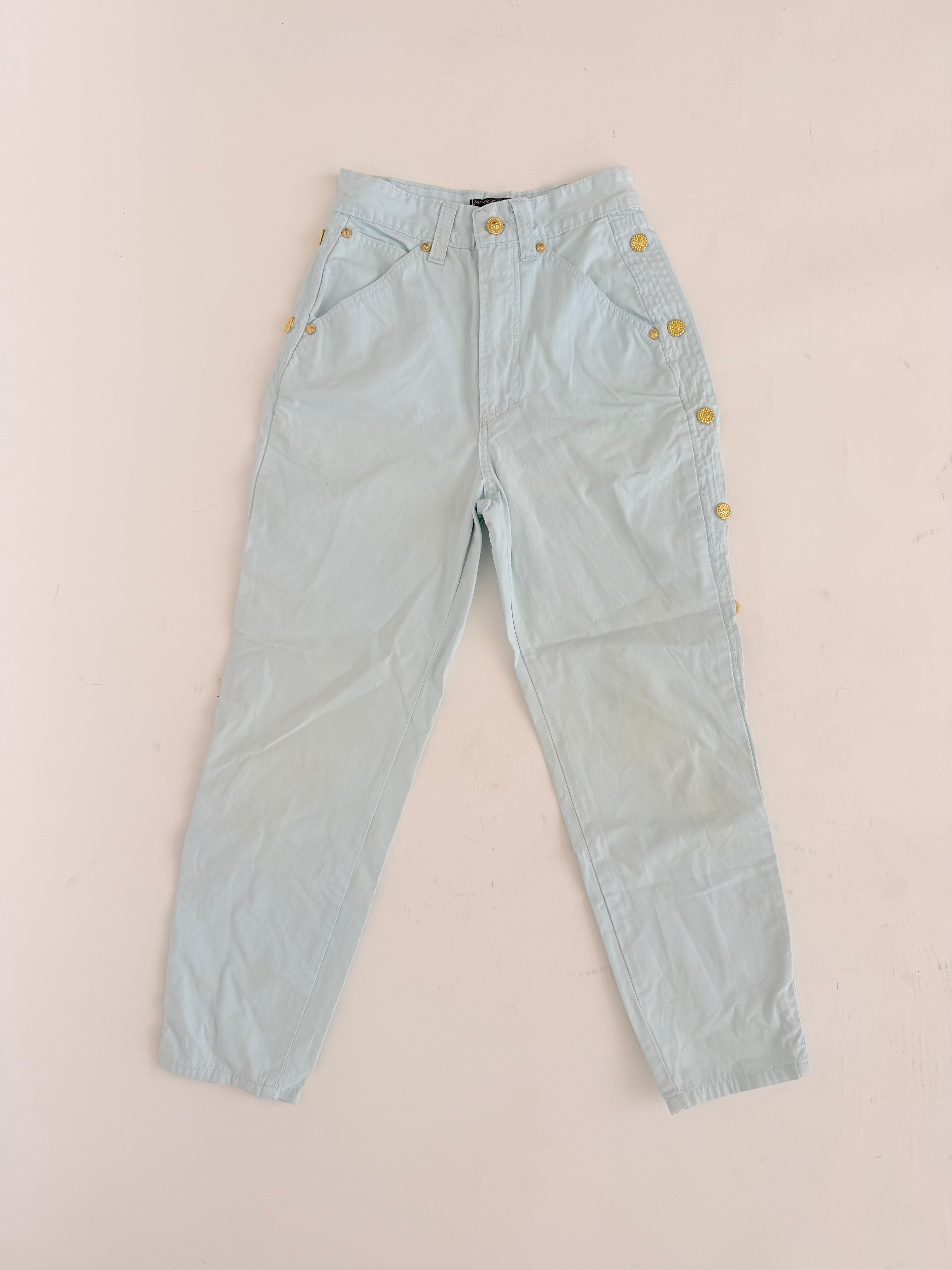 Versace Jeans Couture size 24 Light Blue Pants