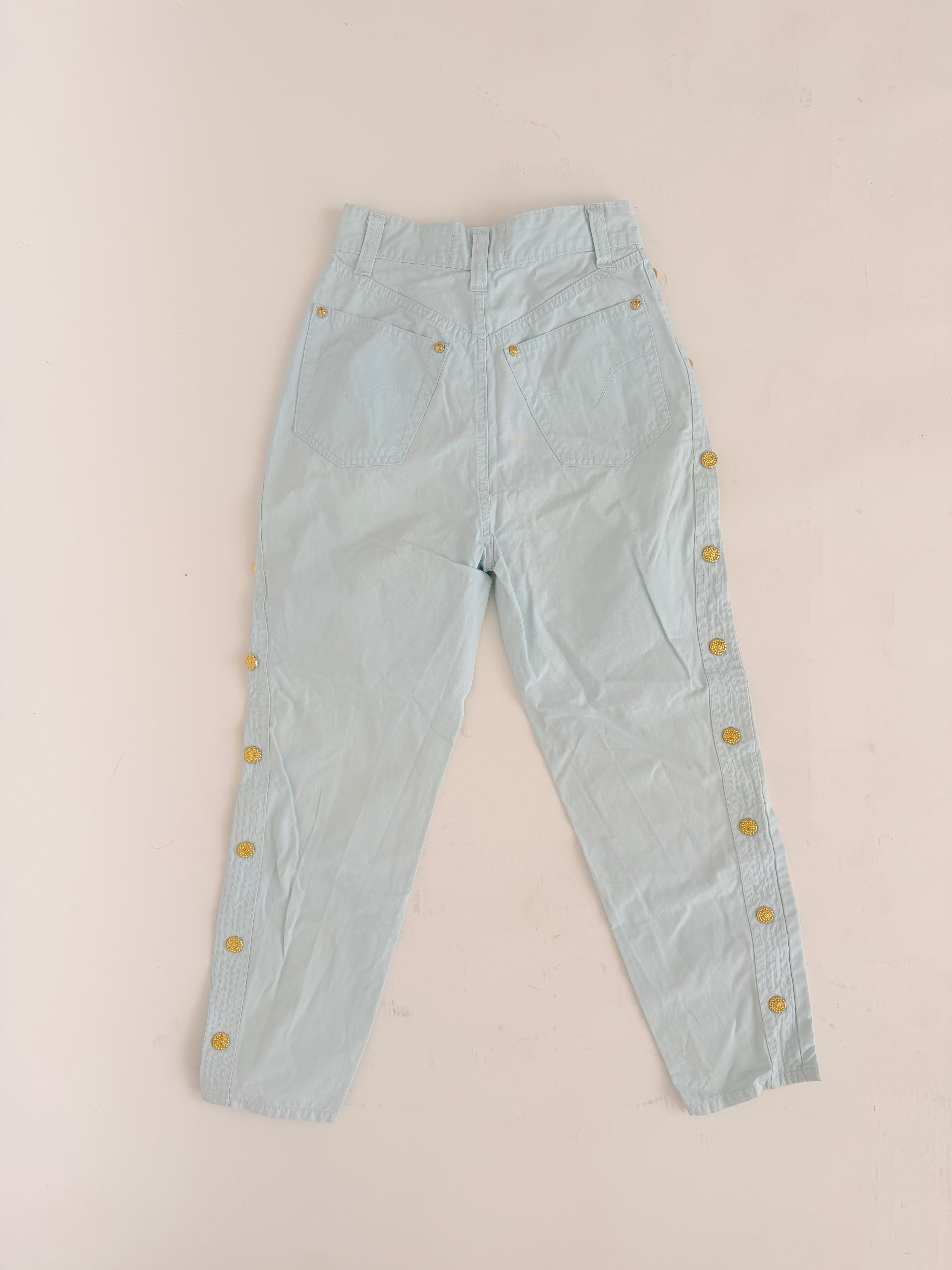 Versace Jeans Couture size 24 Light Blue Pants