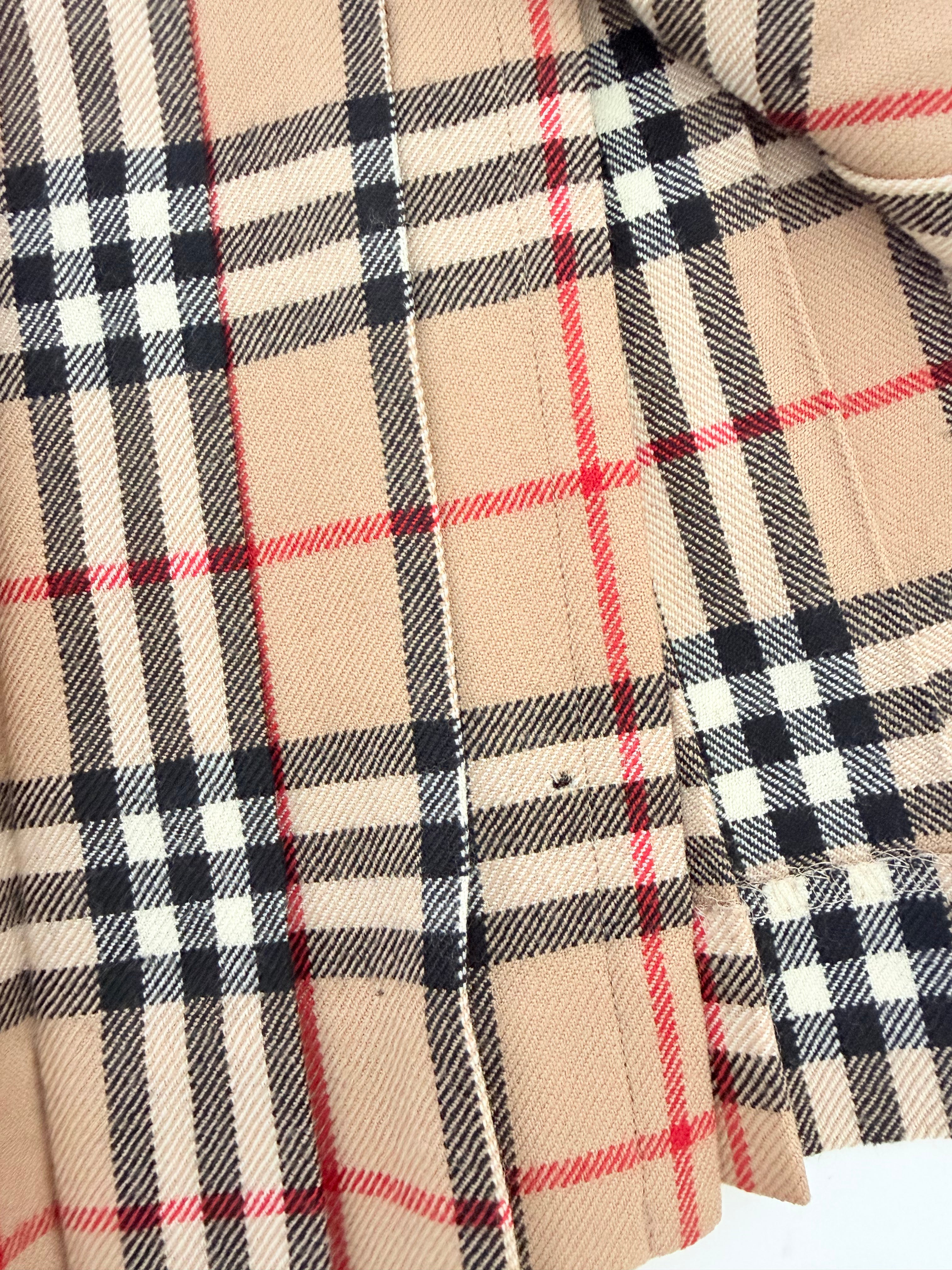 Burberry Blue Label Checks Skirt in size 36