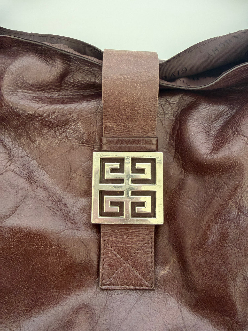 Givenchy Moon Cut Out Hobo Bag in Brown