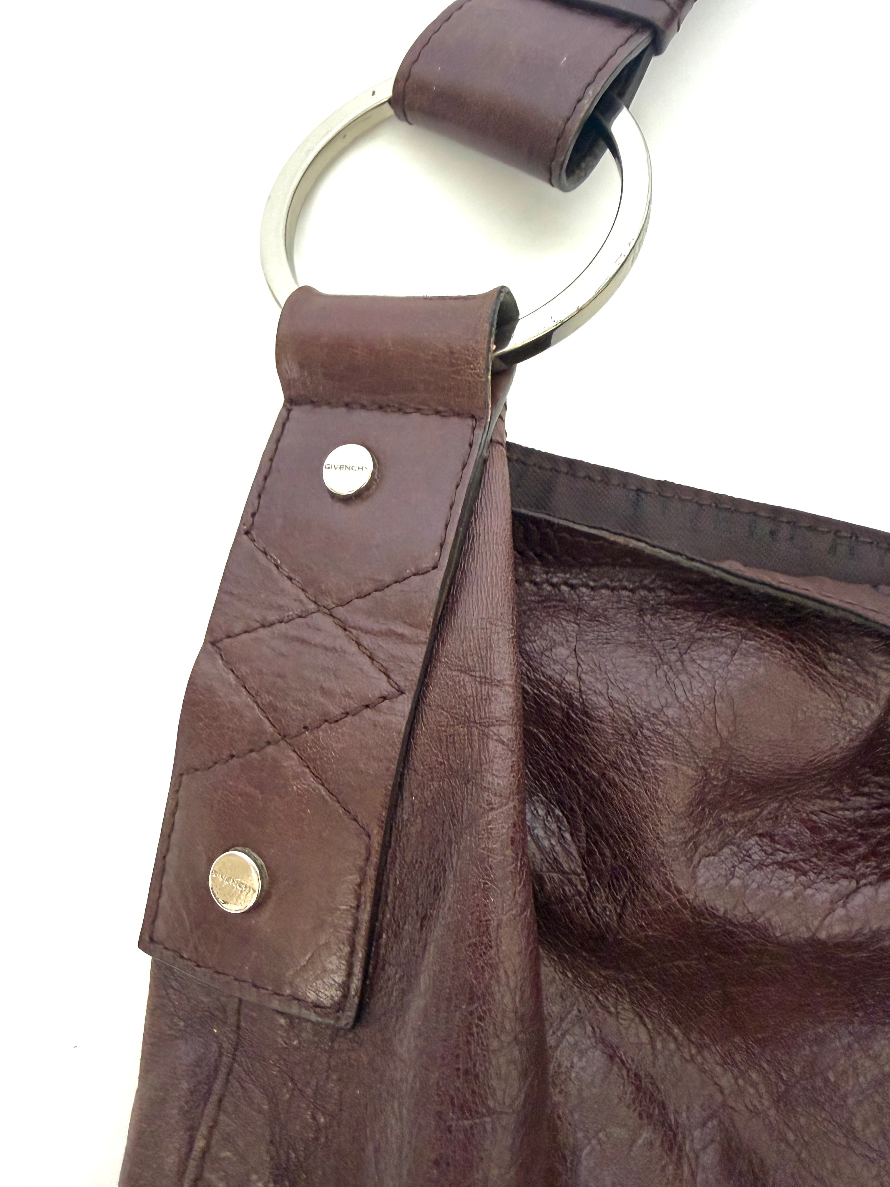Givenchy Moon Cut Out Hobo Bag in Brown