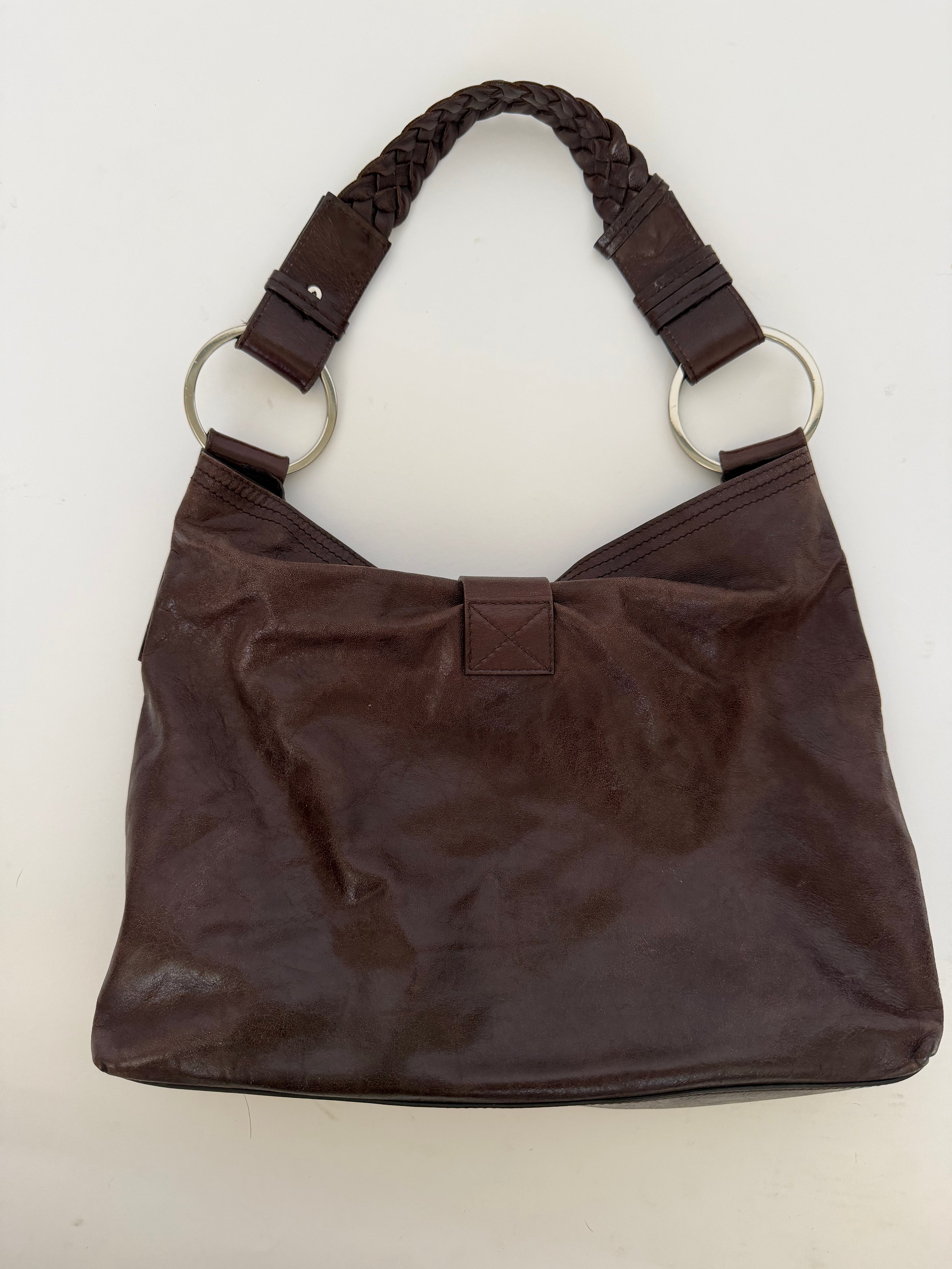 Givenchy Moon Cut Out Hobo Bag in Brown