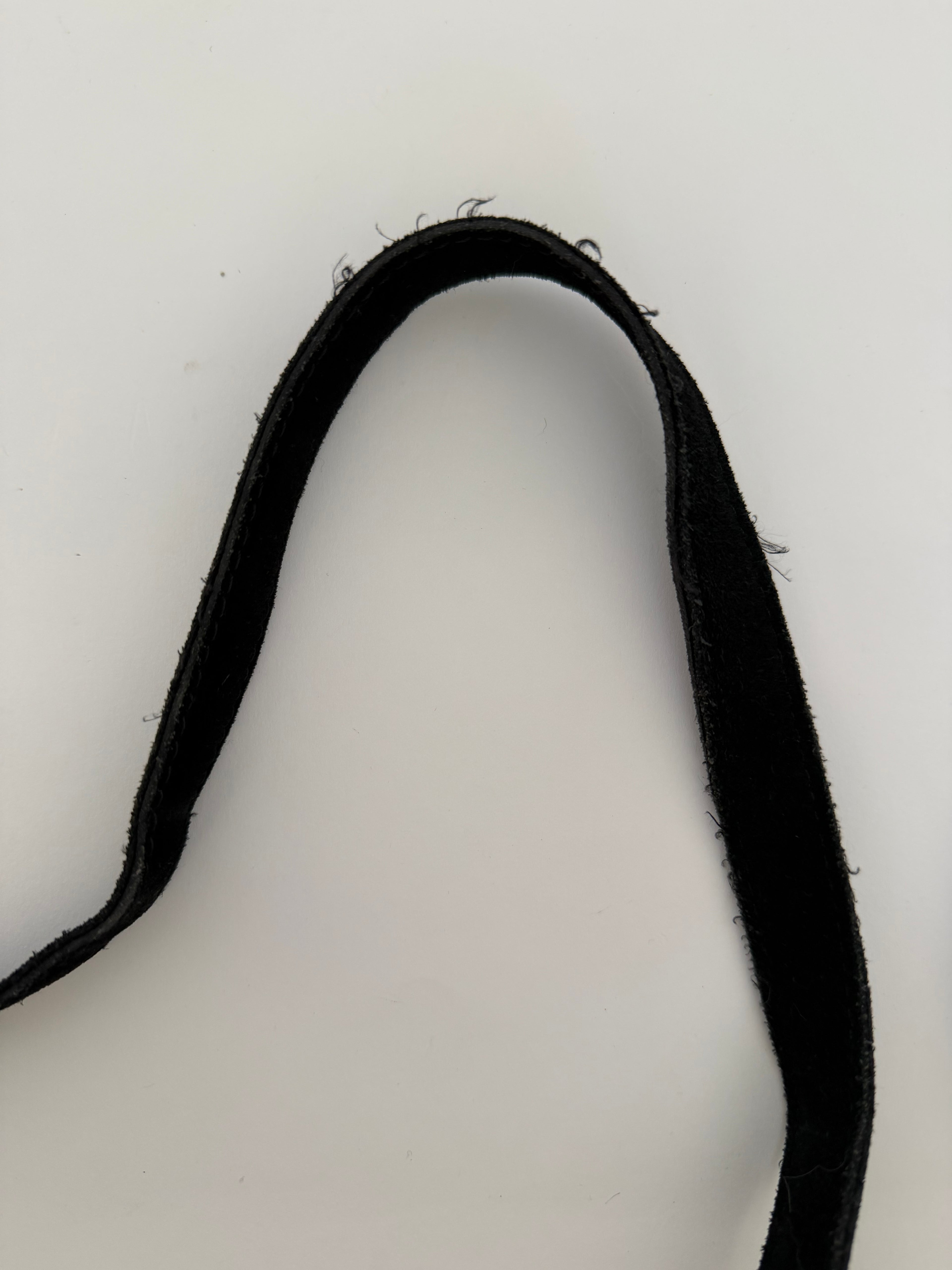 Gucci G-Frame Suede Crossbody Bag in Black