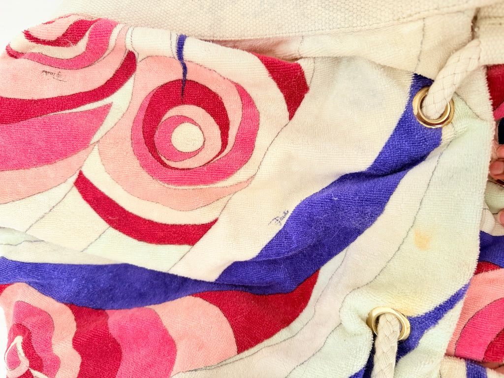 Emilio Pucci Beach Towel Bag