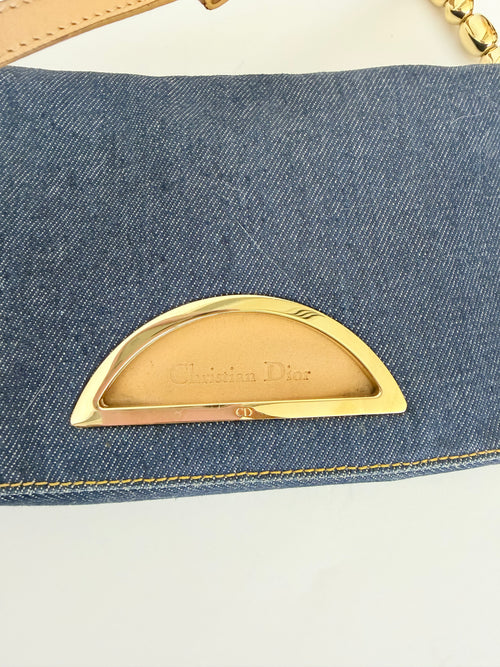 Christian Dior Malice Denim Handbag