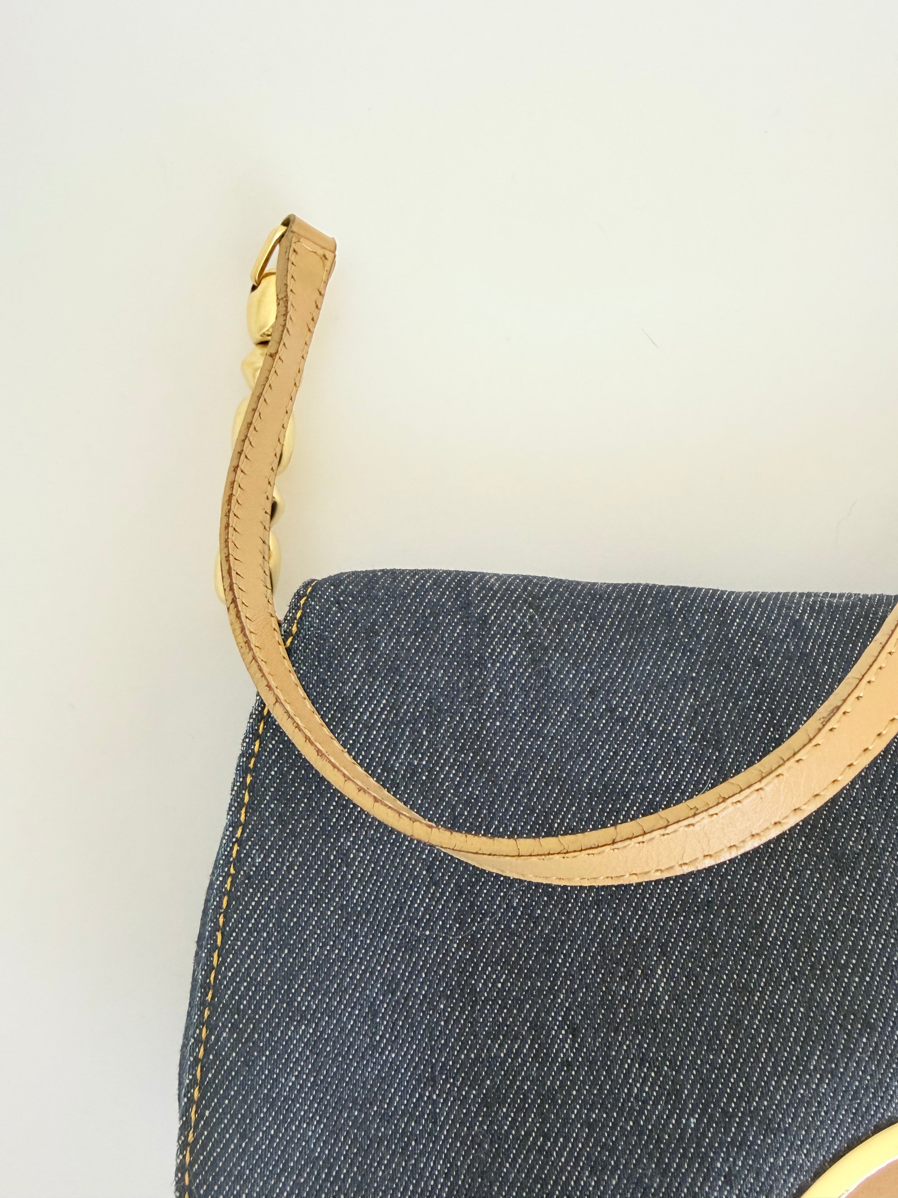Christian Dior Malice Denim Handbag