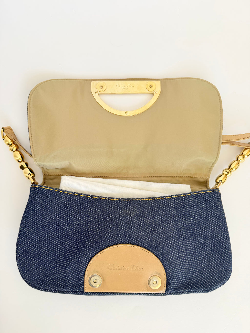 Christian Dior Malice Denim Handbag