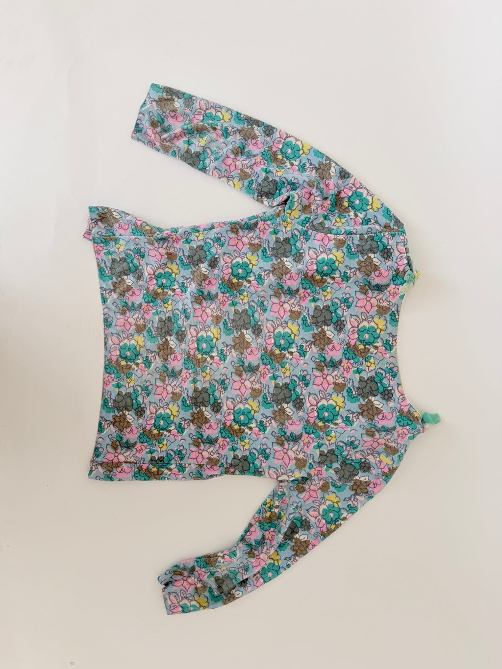 Anna Molinari Cardigan Blouse with Floral Details