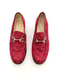 Gucci Monogram Loafers in Red