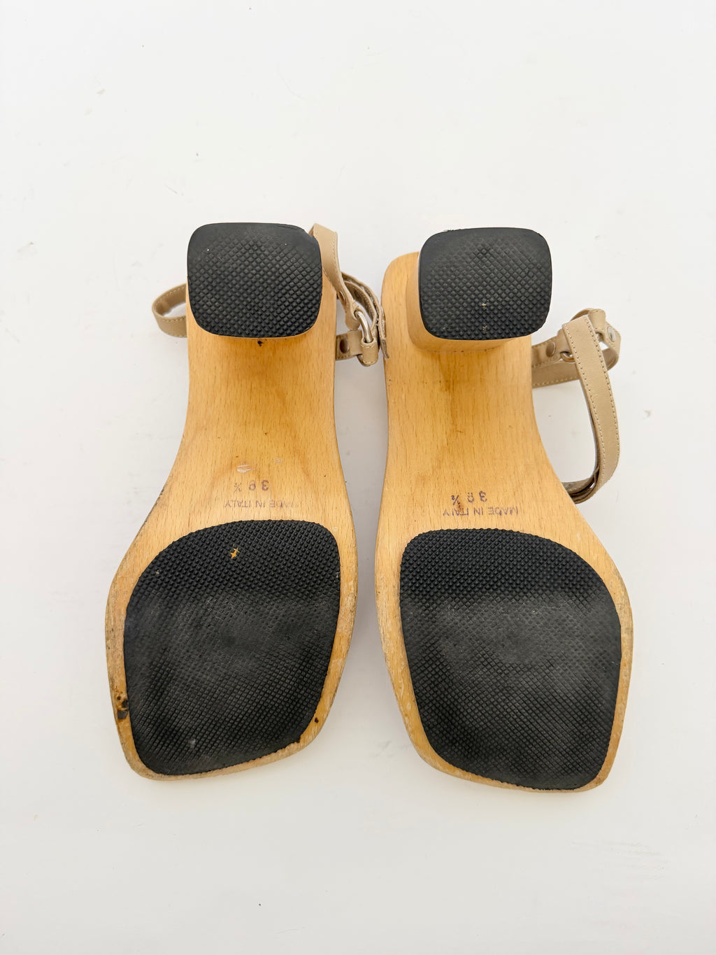 Dolce and Gabanna Tiger Printed Wooden Sandals size 39.5