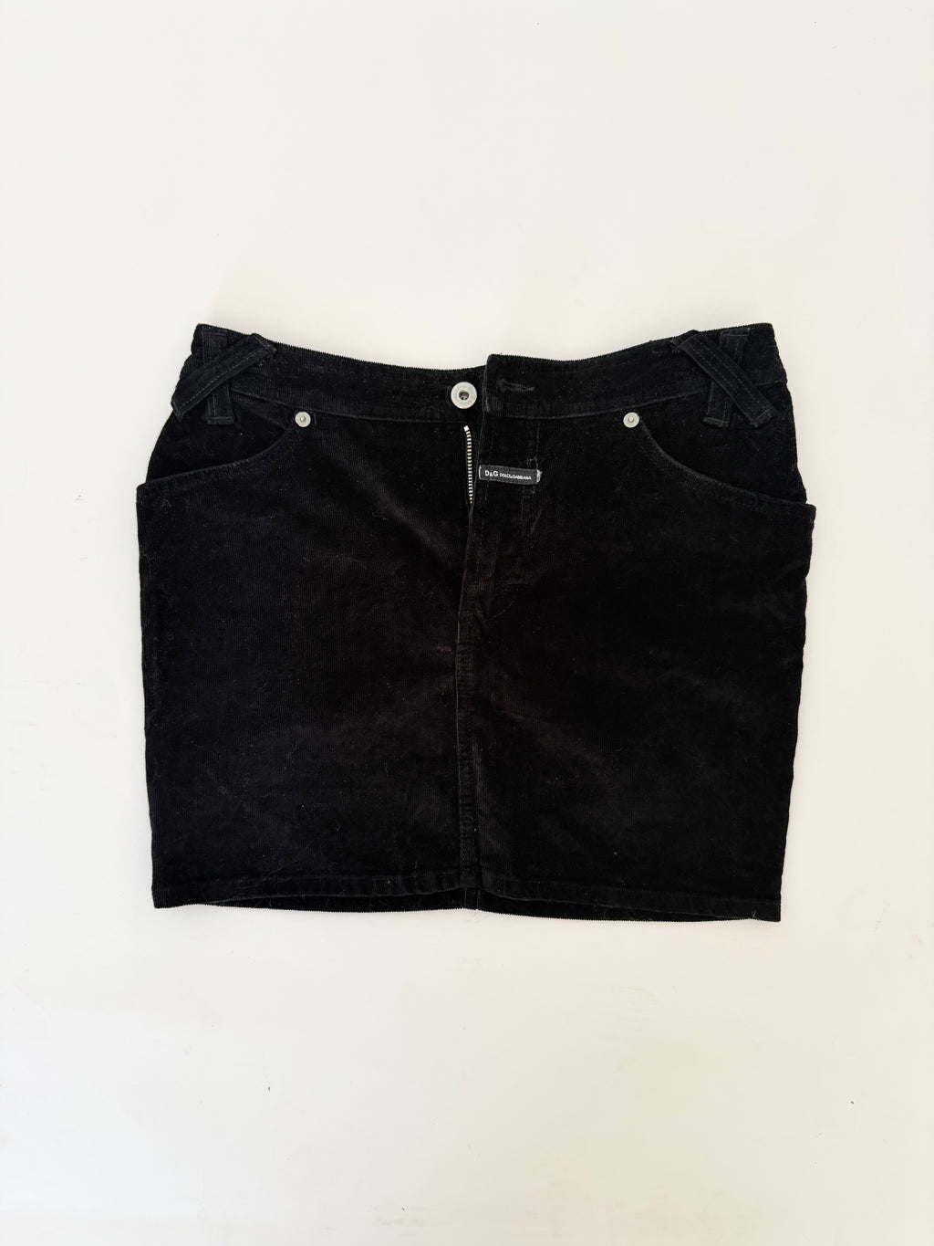 Dolce and Gabbana Corduroy Short Skirt
