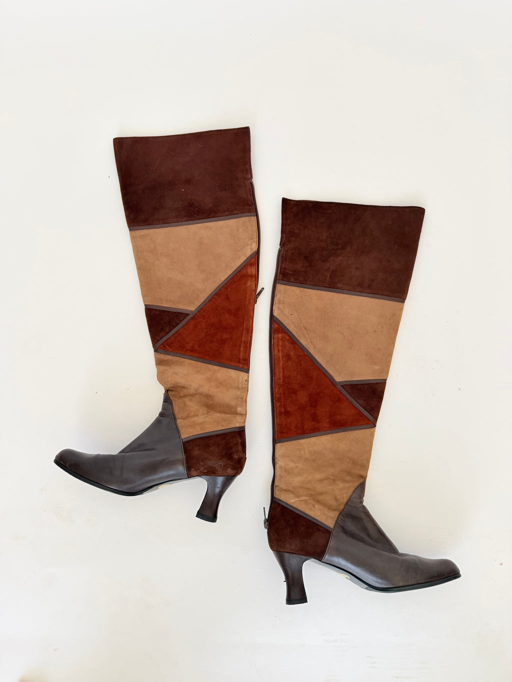 Yves Saint Laurent Patchwork Boots in size 36