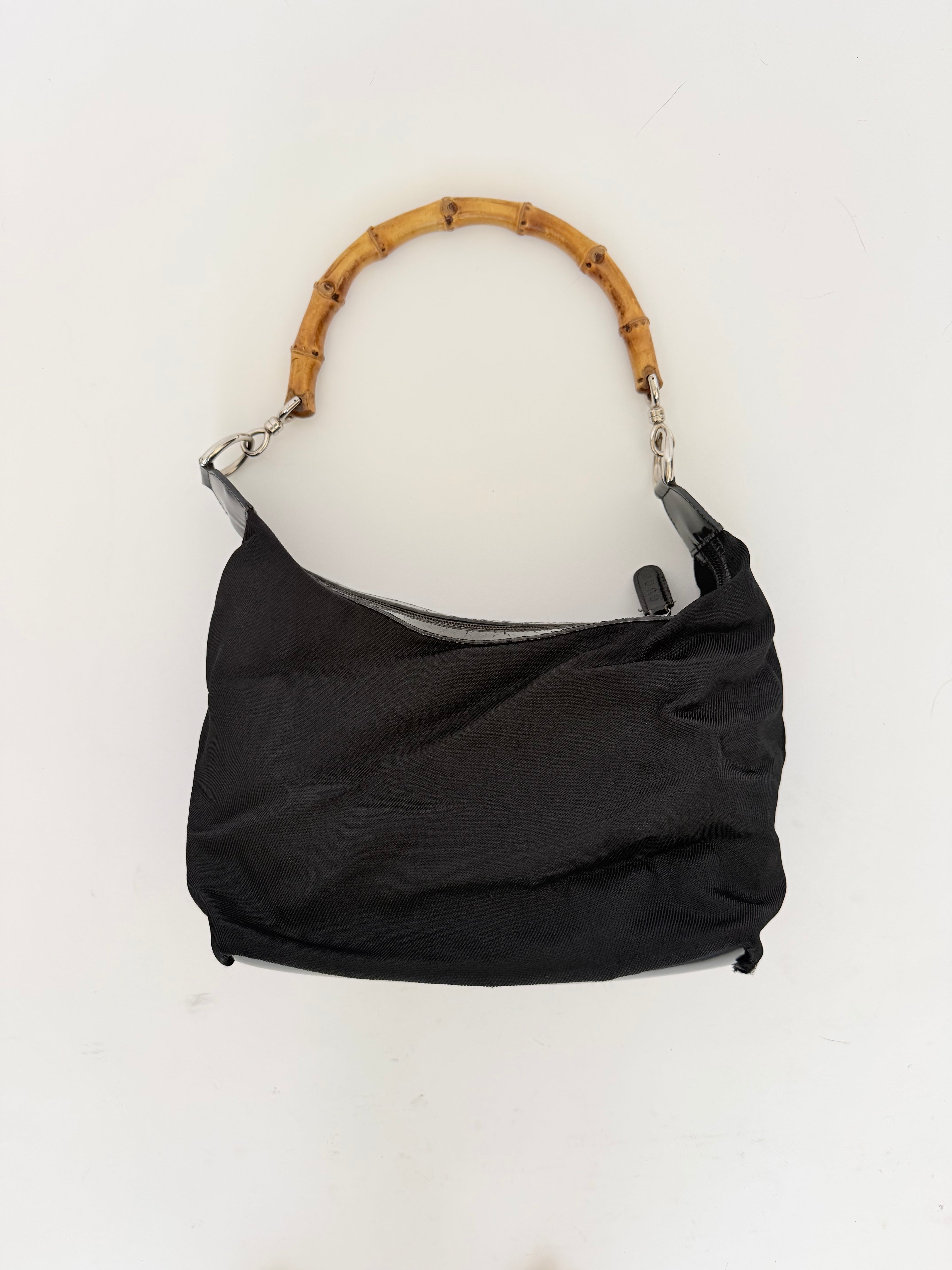 Gucci Bamboo Handle Hobo Bag
