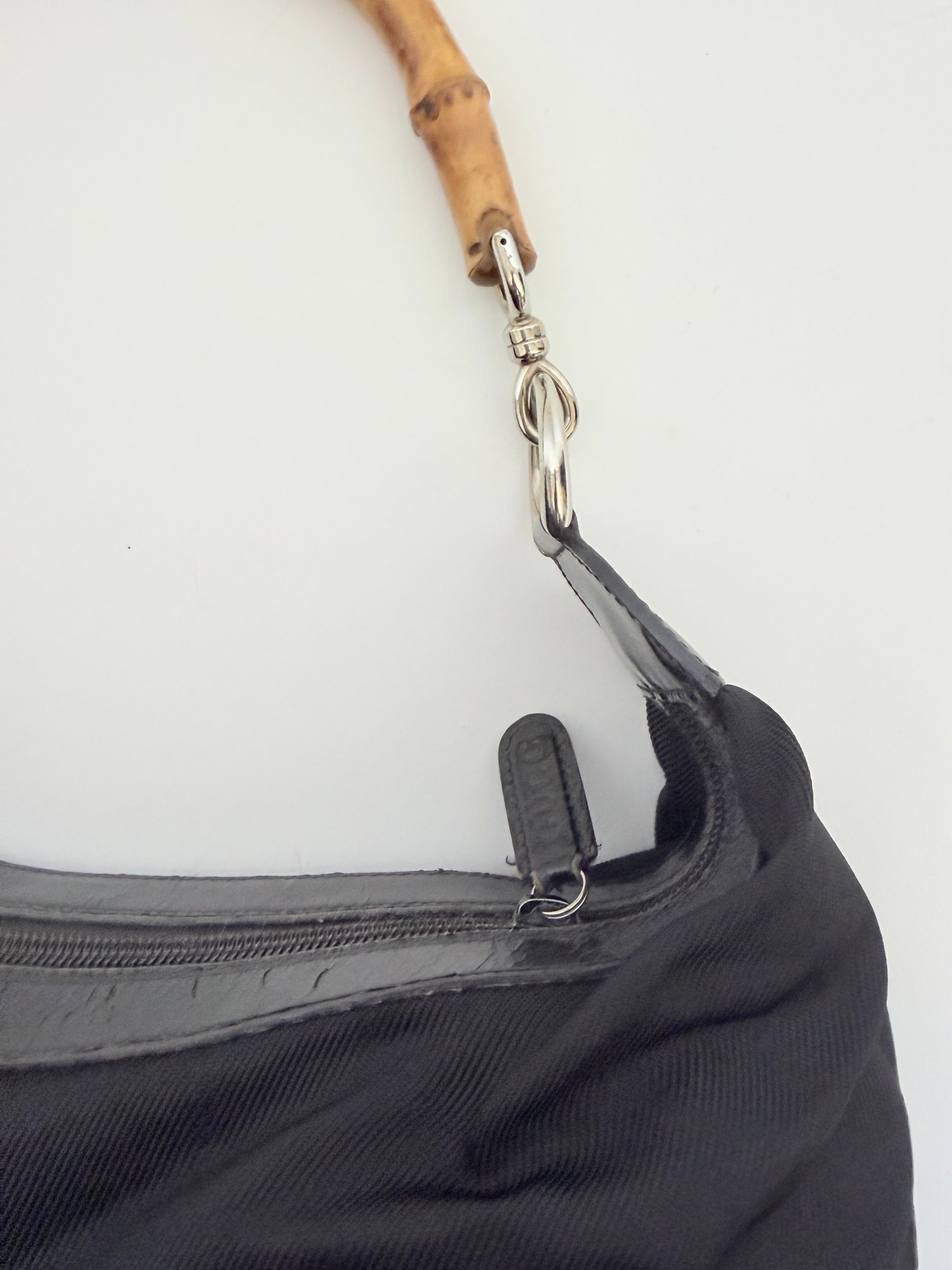 Gucci Bamboo Handle Hobo Bag
