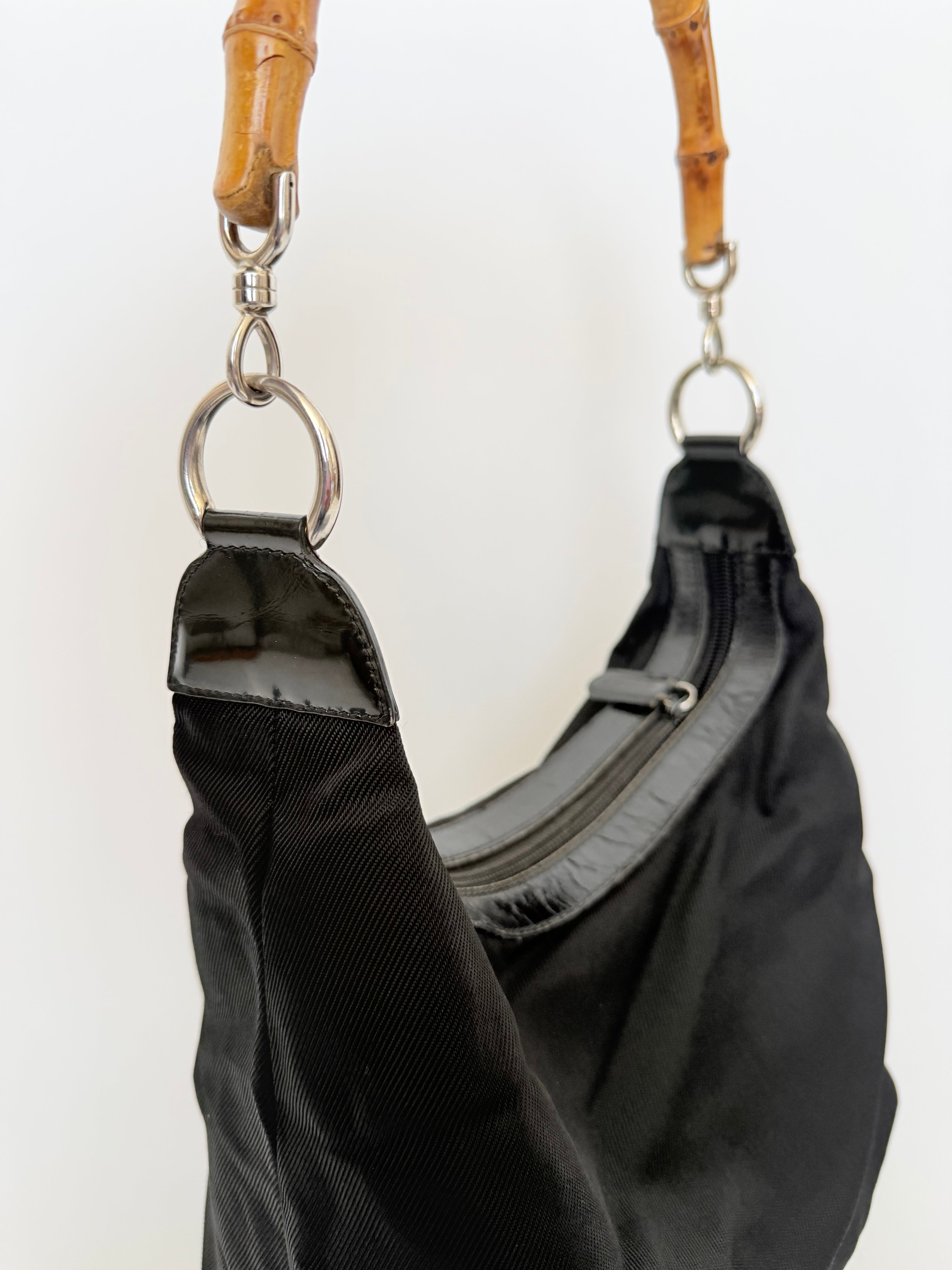 Gucci Bamboo Handle Hobo Bag