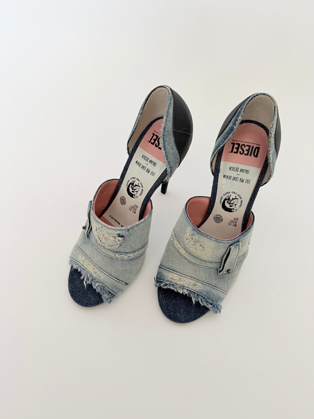 Diesel Denim Stilletoes in size 37