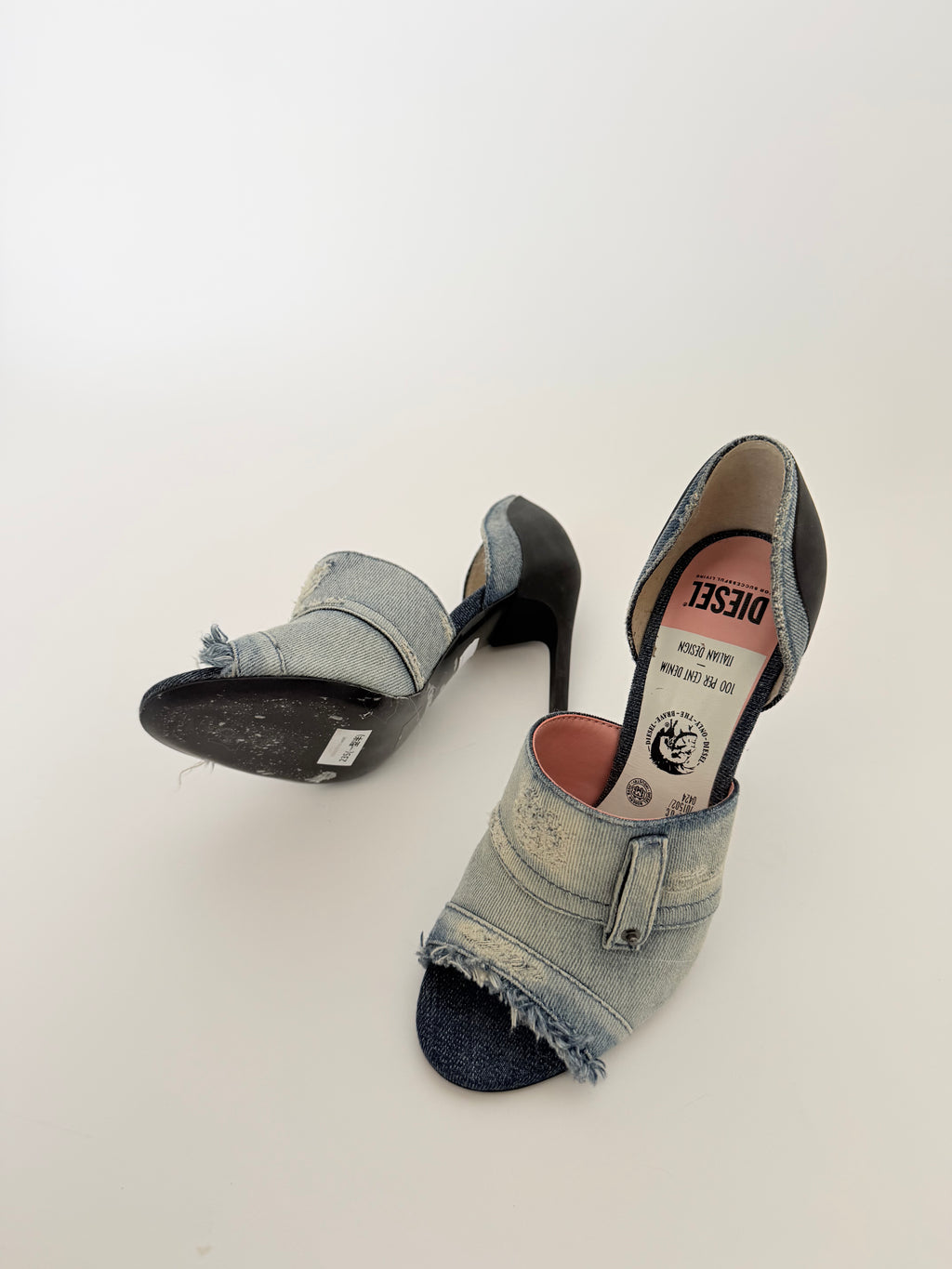Diesel Denim Stilletoes in size 37