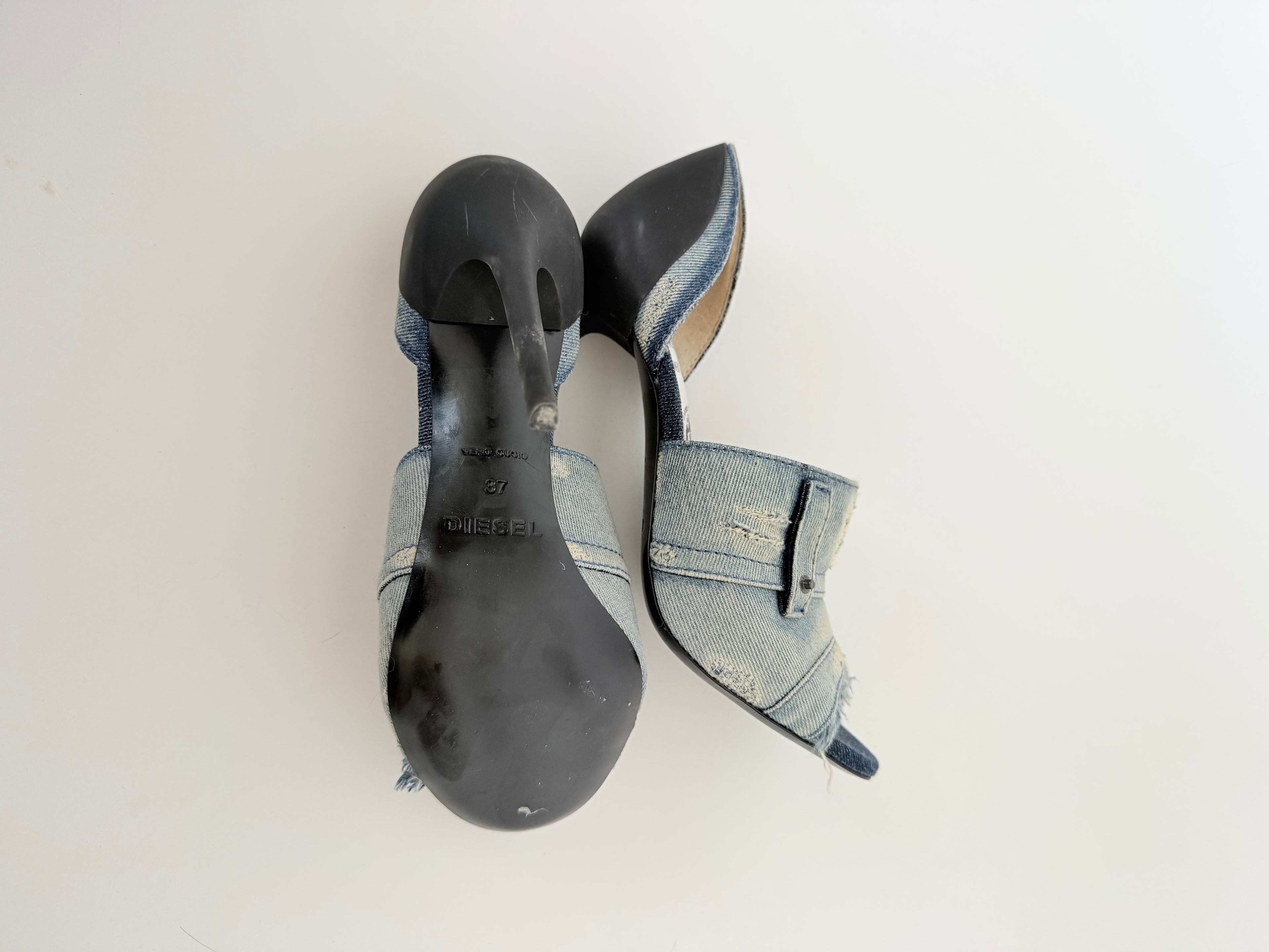 Diesel Denim Stilletoes in size 37
