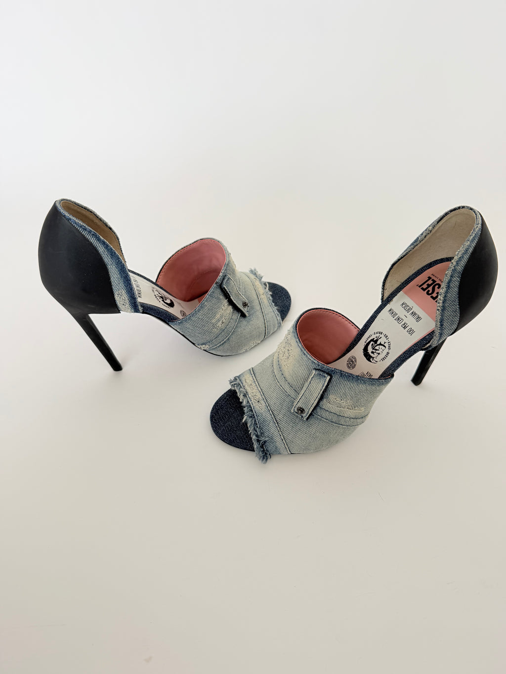 Diesel Denim Stilletoes in size 37