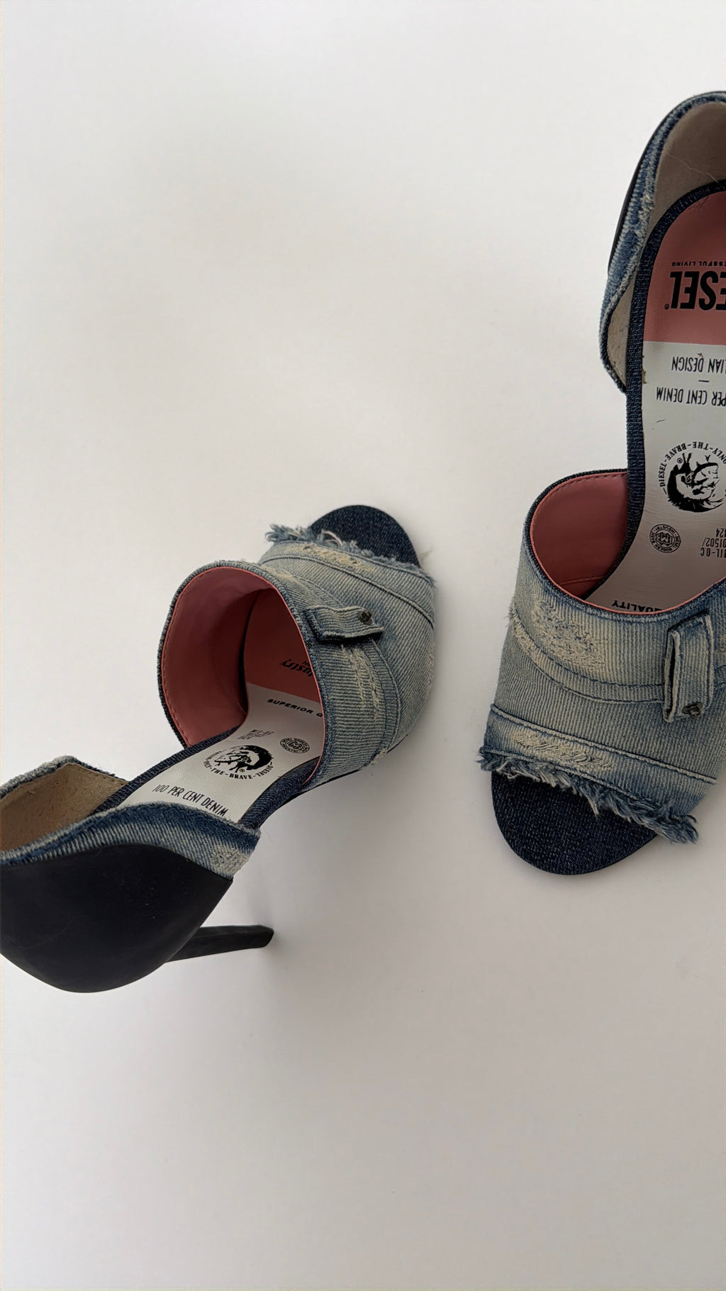 Diesel Denim Stilletoes in size 37