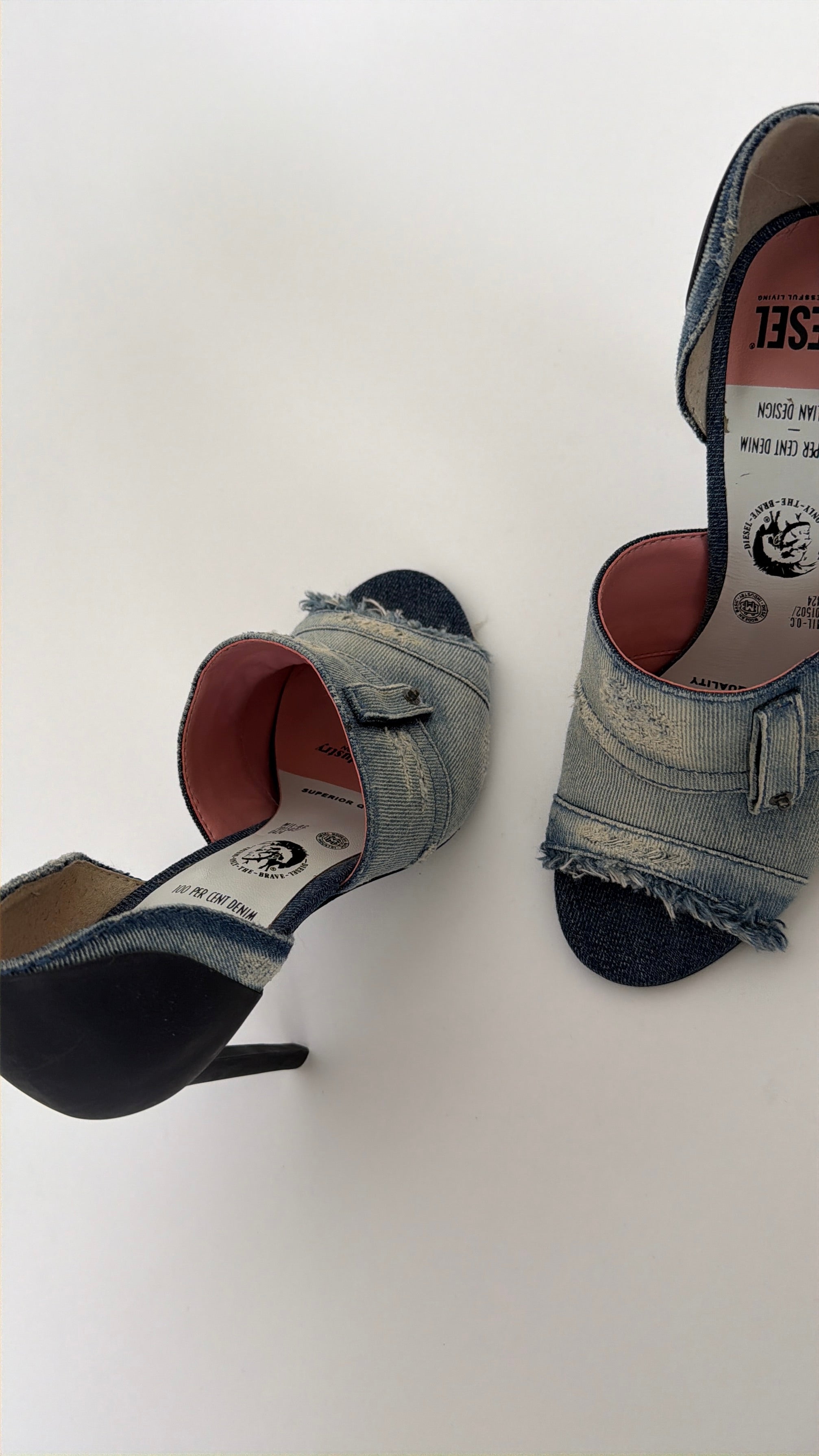 Diesel Denim Stilletoes in size 37