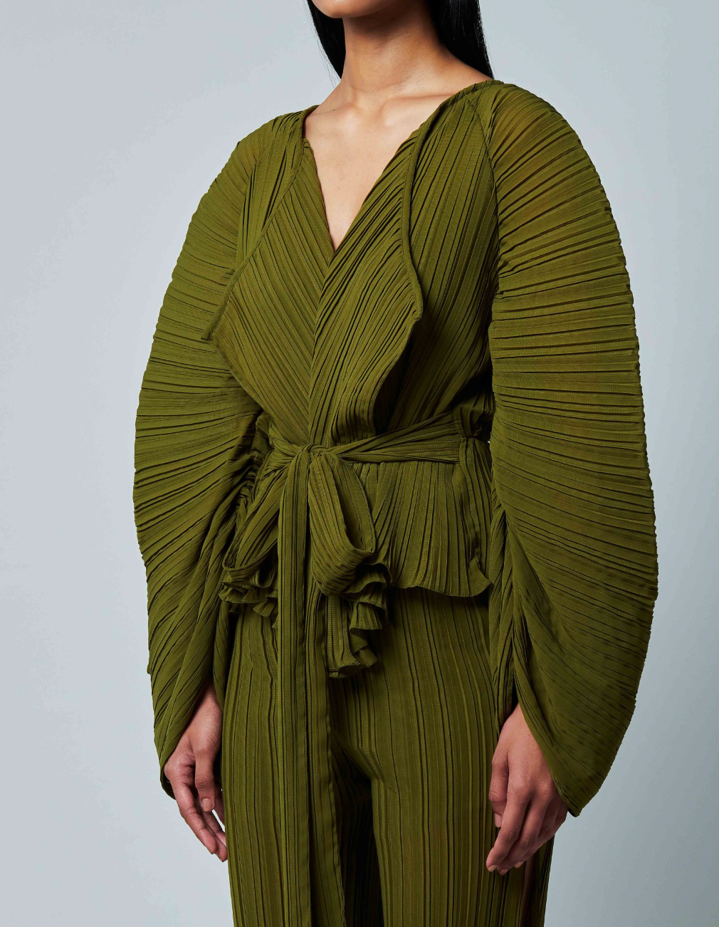 ALIA BASTAMAM Nova Pleated Top
