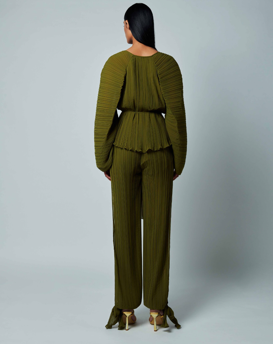 ALIA BASTAMAM Nova Pleated Top